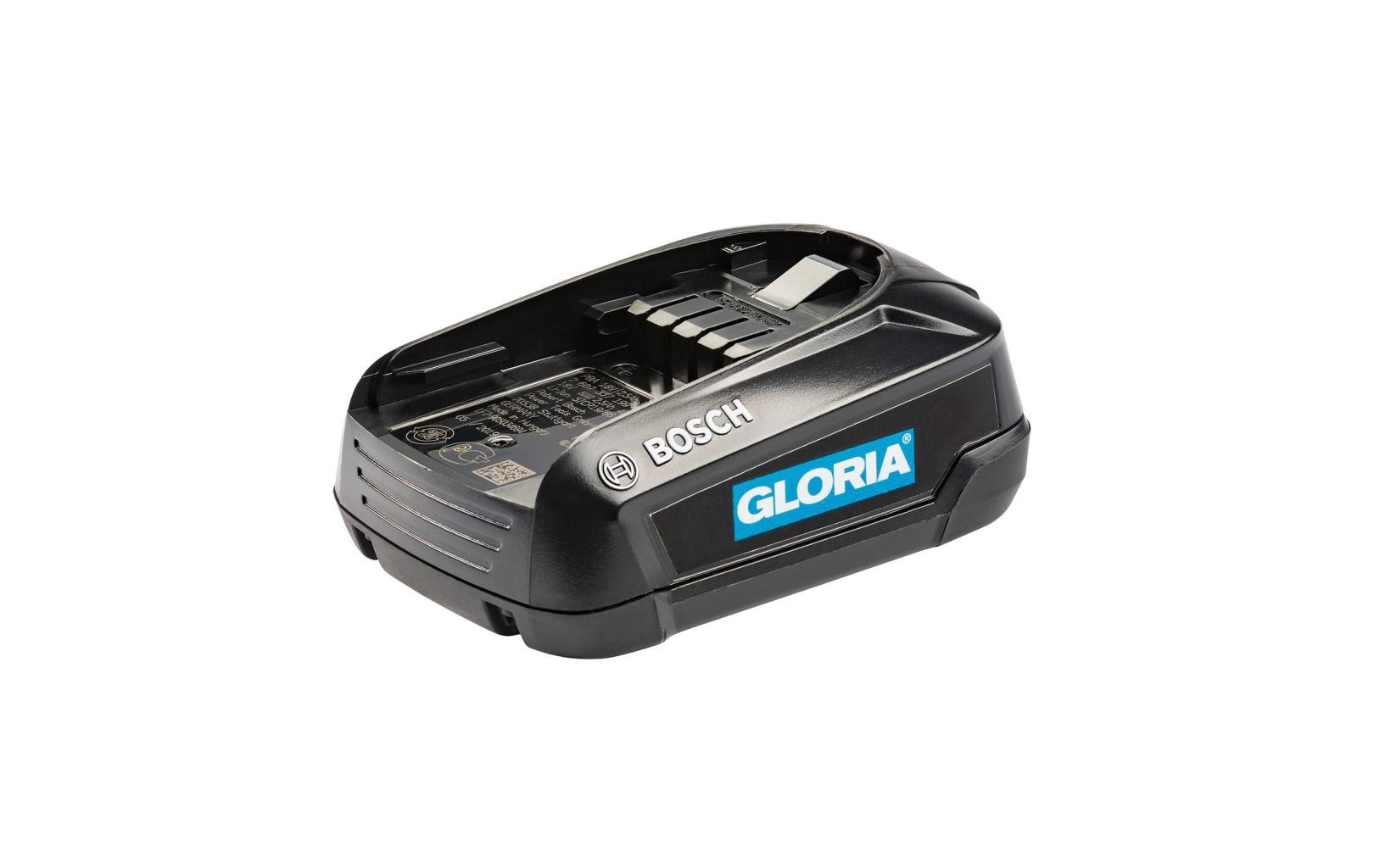 Gloria Bosch Akku Starterkit 2.5Ah Akku + Ladegerät