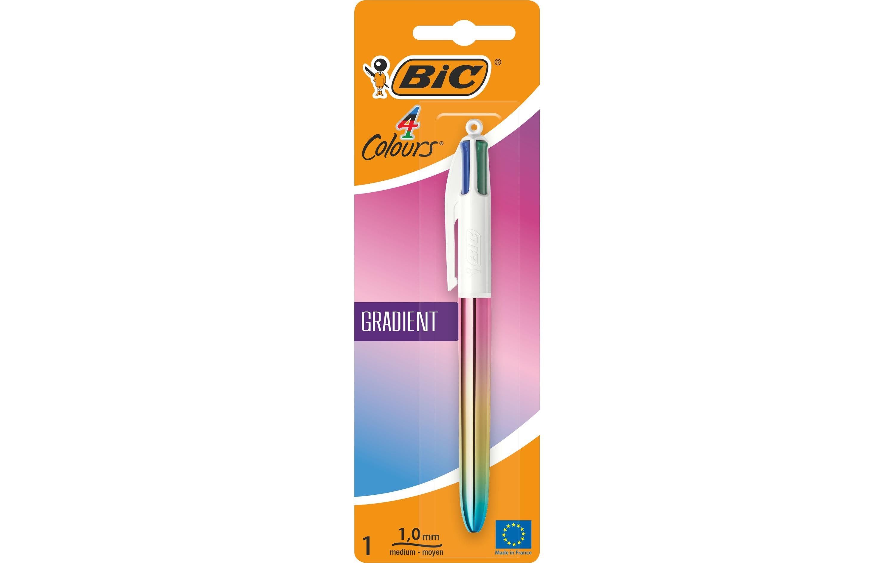 BIC Mehrfarbenkugelschreiber 4 Colours Gradient 1 Stück