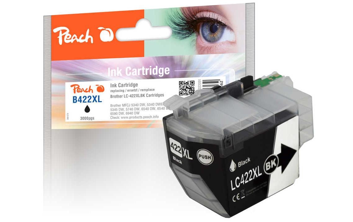 Peach Tinte Brother LC-422XLBK Black