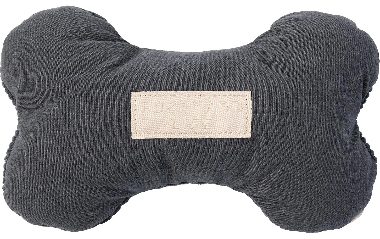 Fuzzyard Hunde-Spielzeug Life Bone Grau, 25 x 16 cm