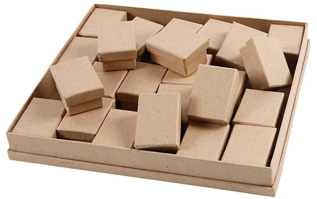 Creativ Company Papp-Schachtel 5 x 7 x 3.5 cm, 24 Stück