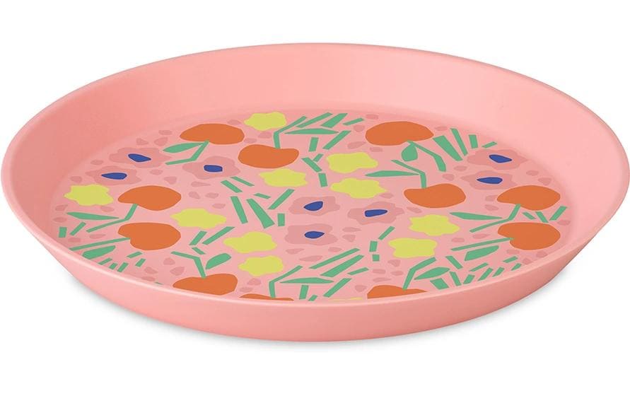 Koziol Speiseteller Nora S Blooms Ø 20.5 cm, 1 Stück, Sweet Pink