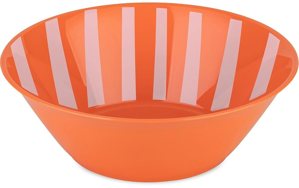 Koziol Schüssel Nora M Stripes 16.4 cm,1 Stück, Strong Coral