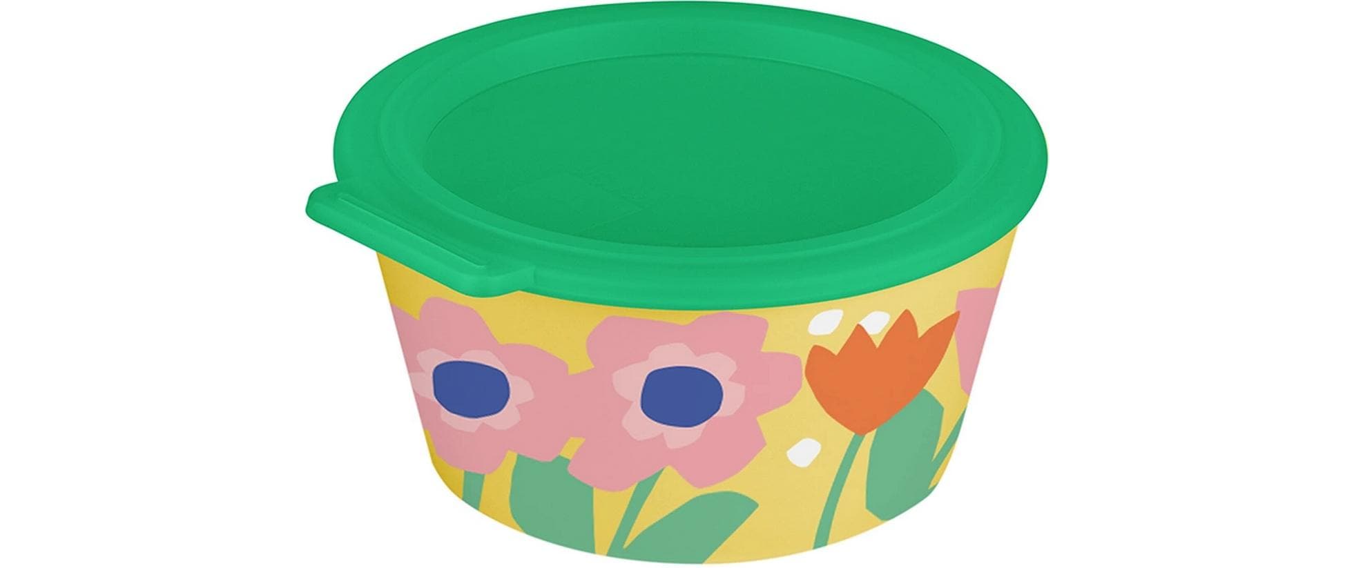 Koziol Schale Nora Box Blooms 14.7 cm, Strong Yellow/Fresh Green