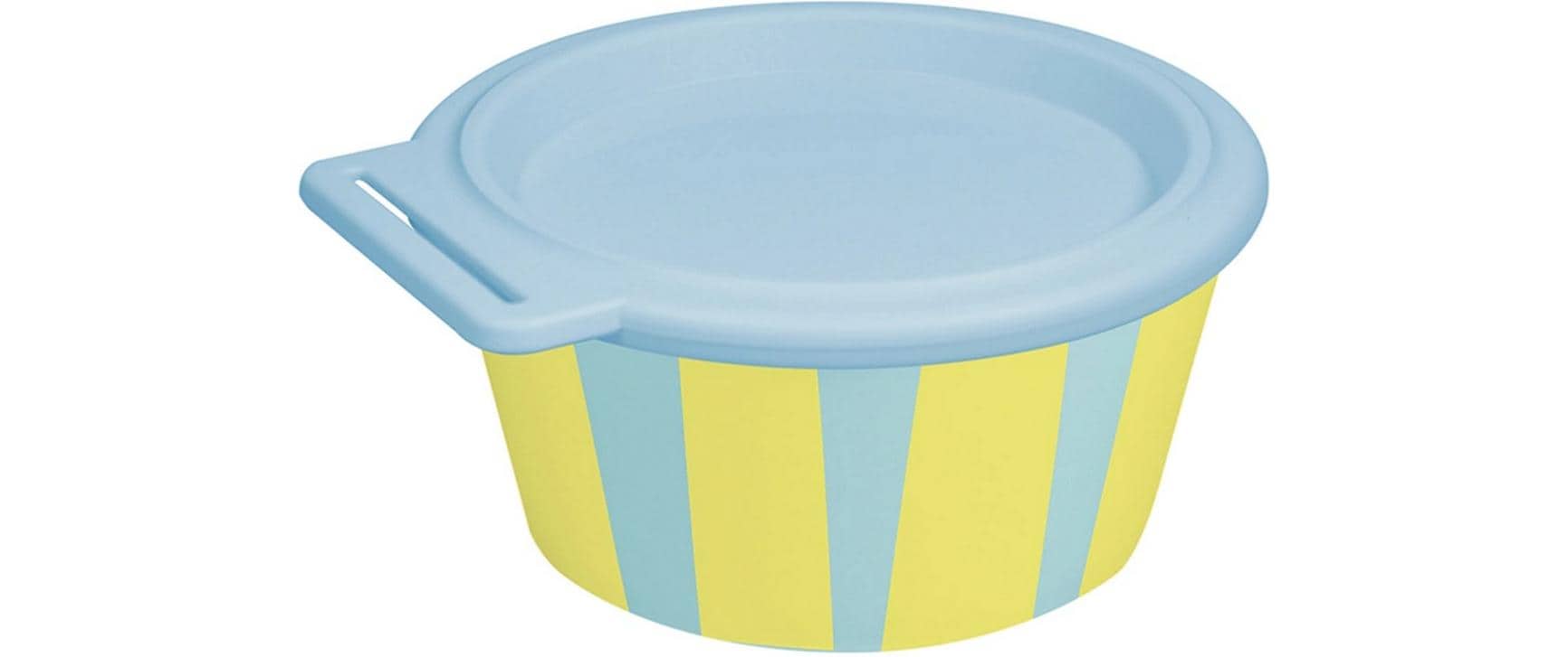 Koziol Schale Nora Box Stripes 11 cm, 1 Stück, Sweet Blue