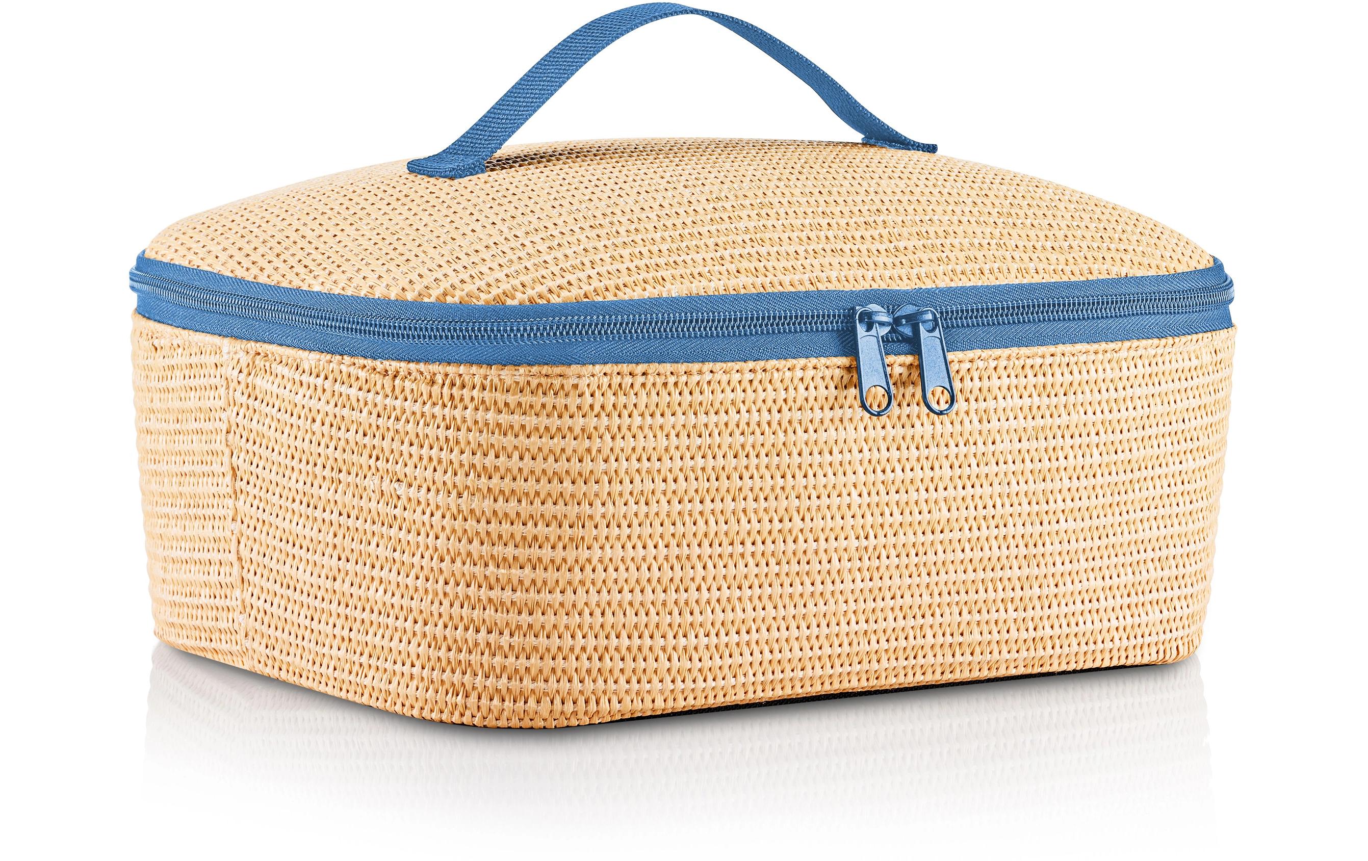 Reisenthel Kühltasche M pocket Raffia blue