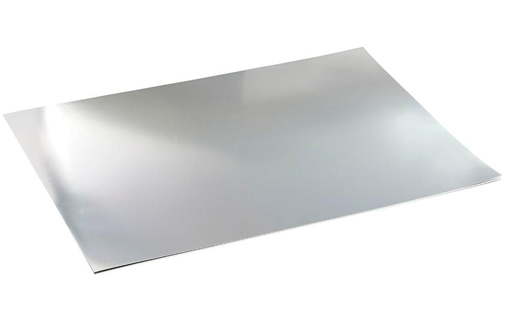 Creativ Company Metallicpapier A2 10 Blatt, Silber