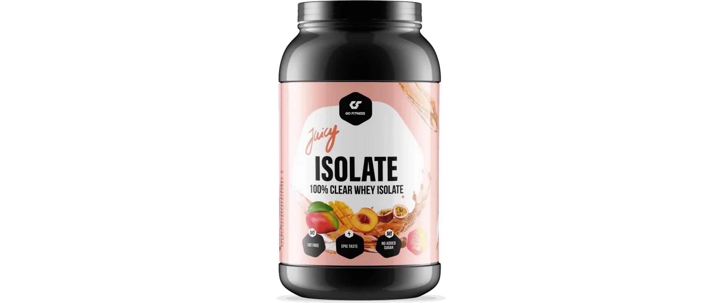 Go Fitness 100% Clear Whey Isolate Passionsfrucht Mango/Pfirsich 900 g