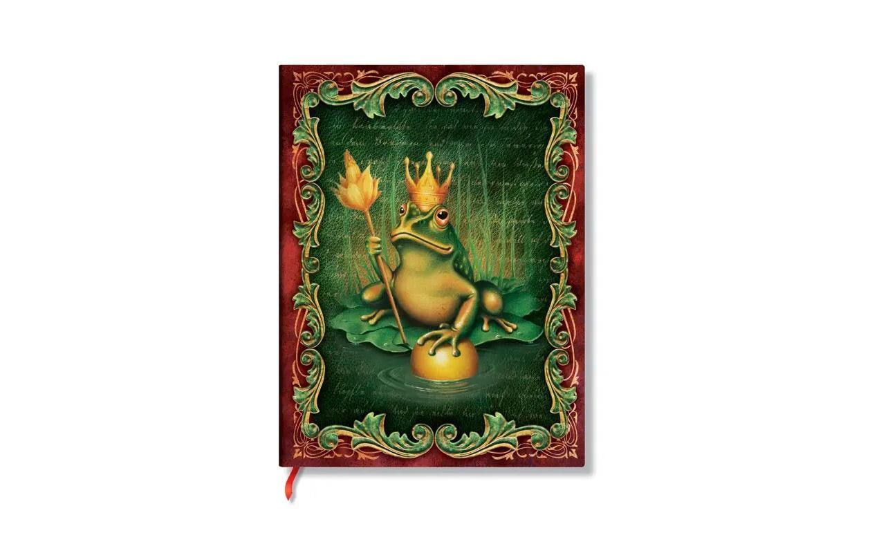 Paperblanks Notizbuch Die Brüder Grimm, Froschkönig 18 x 23 cm, Blanko