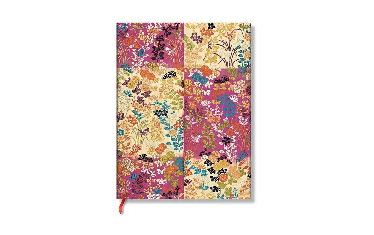 Paperblanks Notizbuch Kara-ori 17.5 x 22 cm, Liniert, Pink