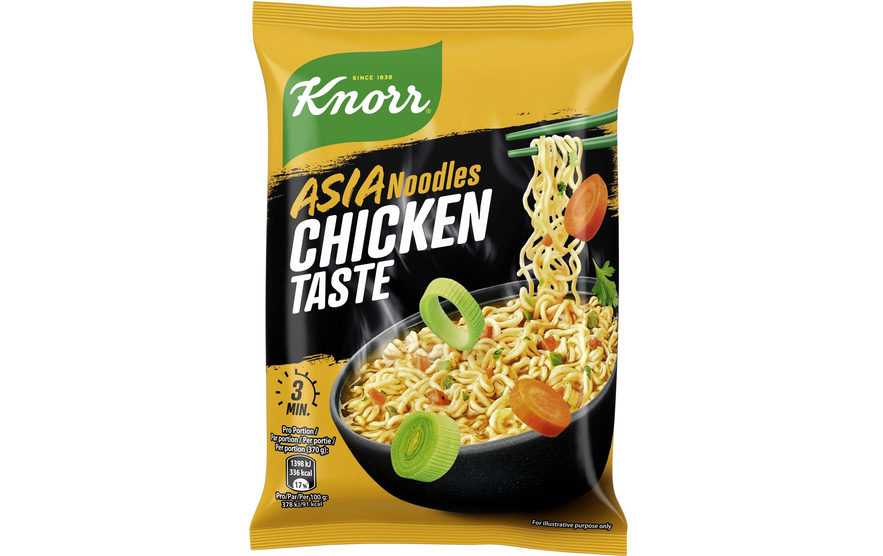 Knorr Asia Instant Noodles Chicken und Gemüse