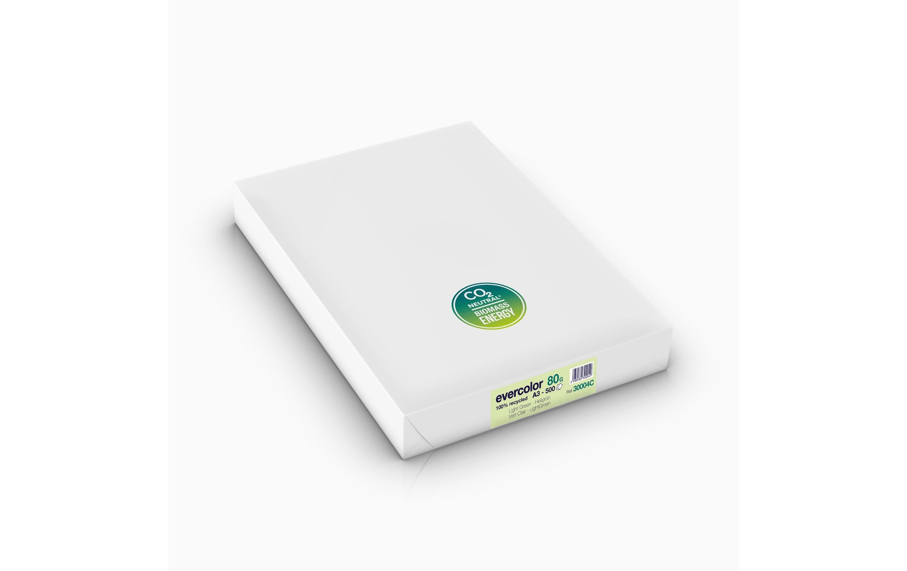Clairefontaine Kopierpapier Evercolor A3, Hellgrün, 80 g/m²,500 Blatt