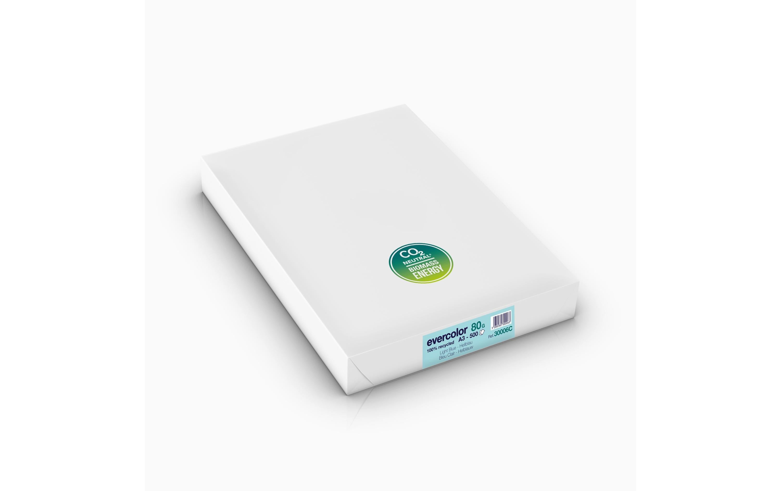 Clairefontaine Kopierpapier Evercolor A3, Hellblau, 80 g/m²,500 Blatt