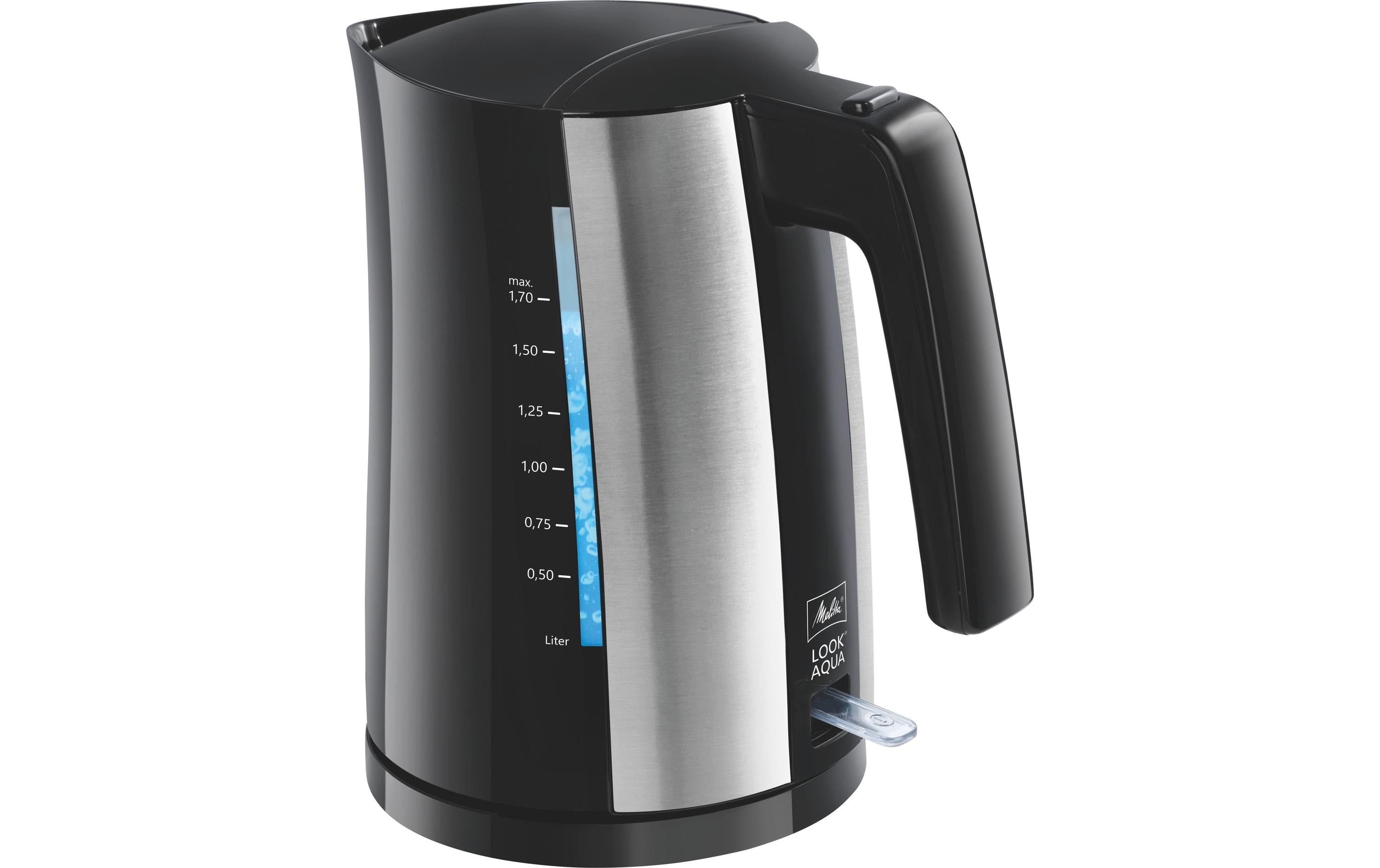 Melitta Wasserkocher Look Aqua 1.7 l, Schwarz
