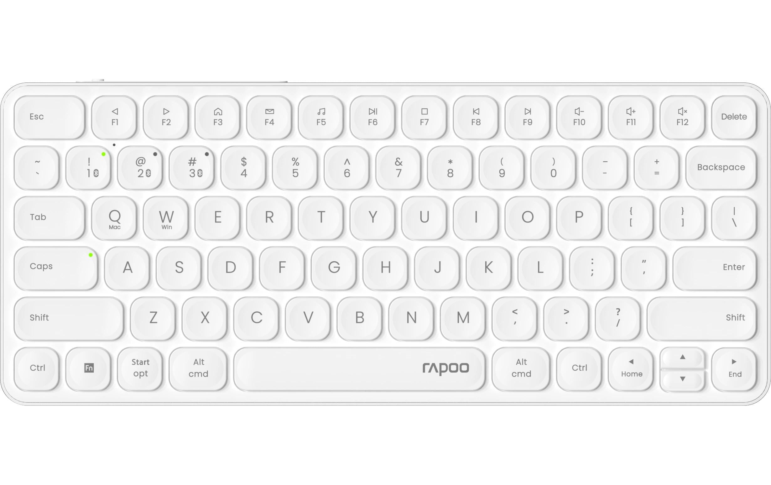 Rapoo Tastatur E9610M Weiss