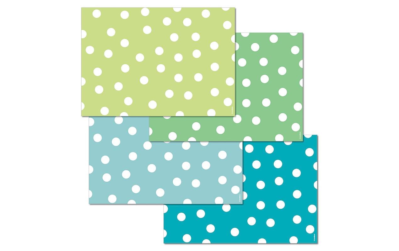 Trendform Tischset Polka Aqua 42 cm x 29.7 cm