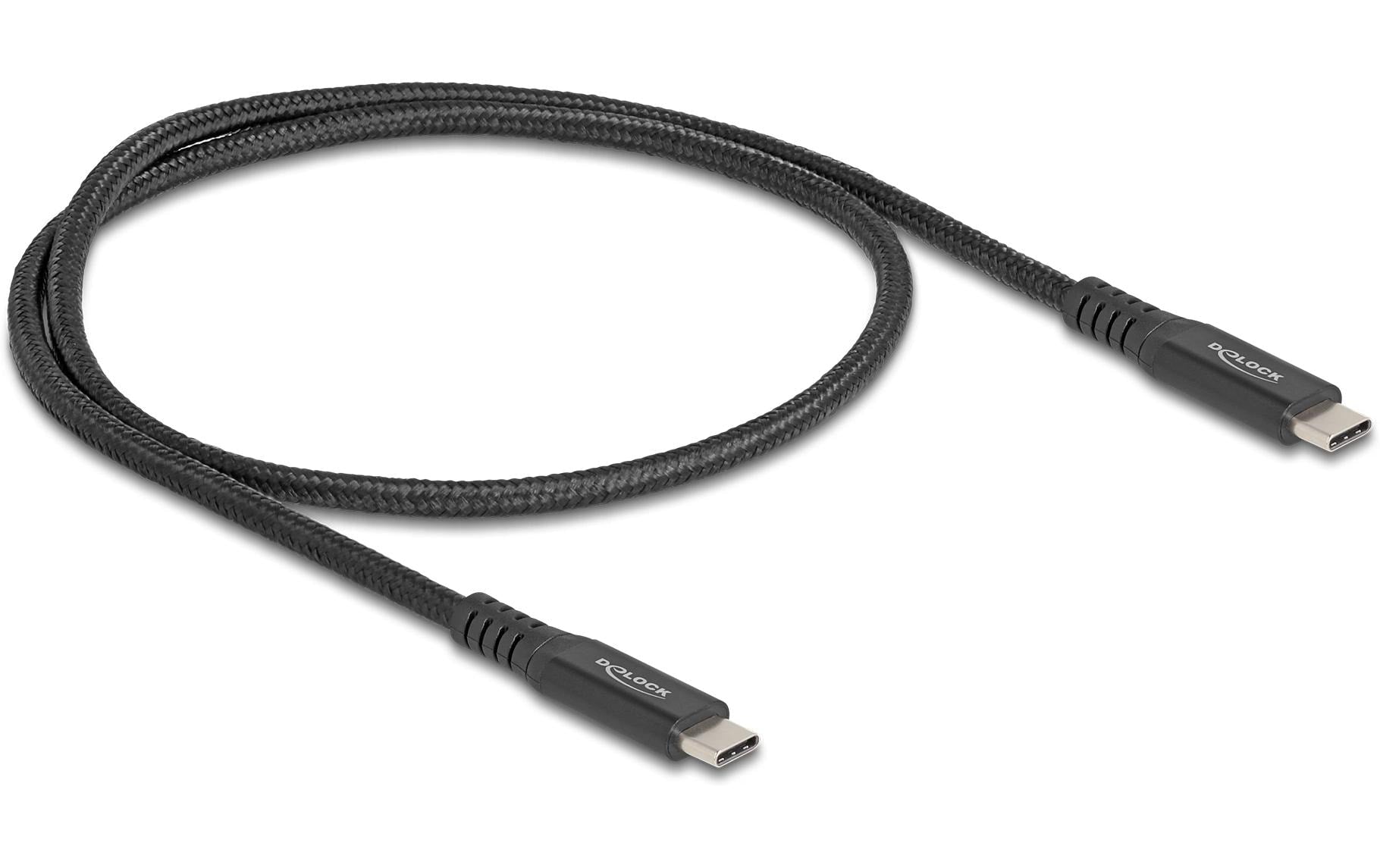 Delock USB4-Kabel Type-C Daten / Display / PCIe / PD 100W / 0.5 m