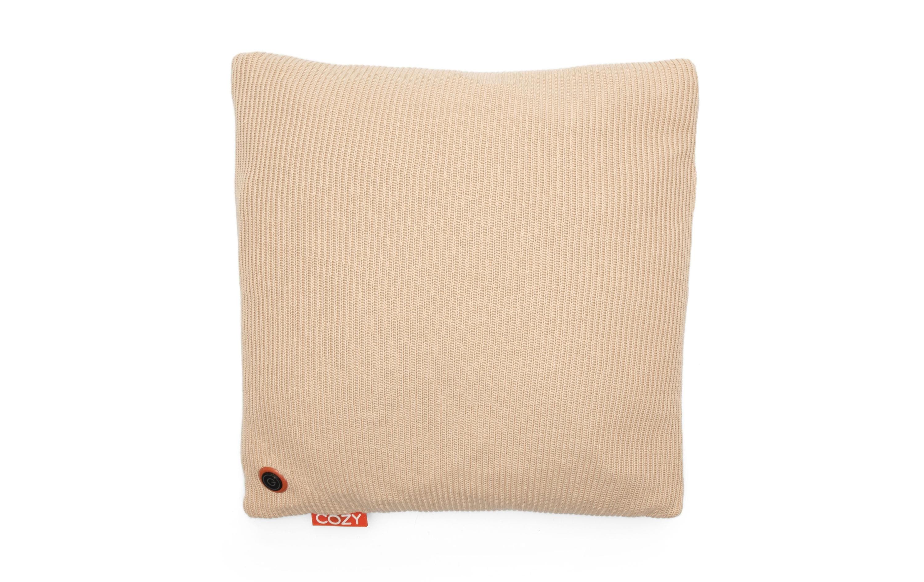 Bodi-Tek Heizkissen Cozy Una Strick Akkubetrieb, Hellbraun