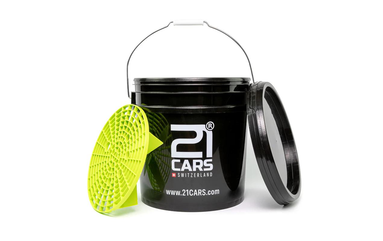 21CARS Wascheimer mit Deckel 16 l