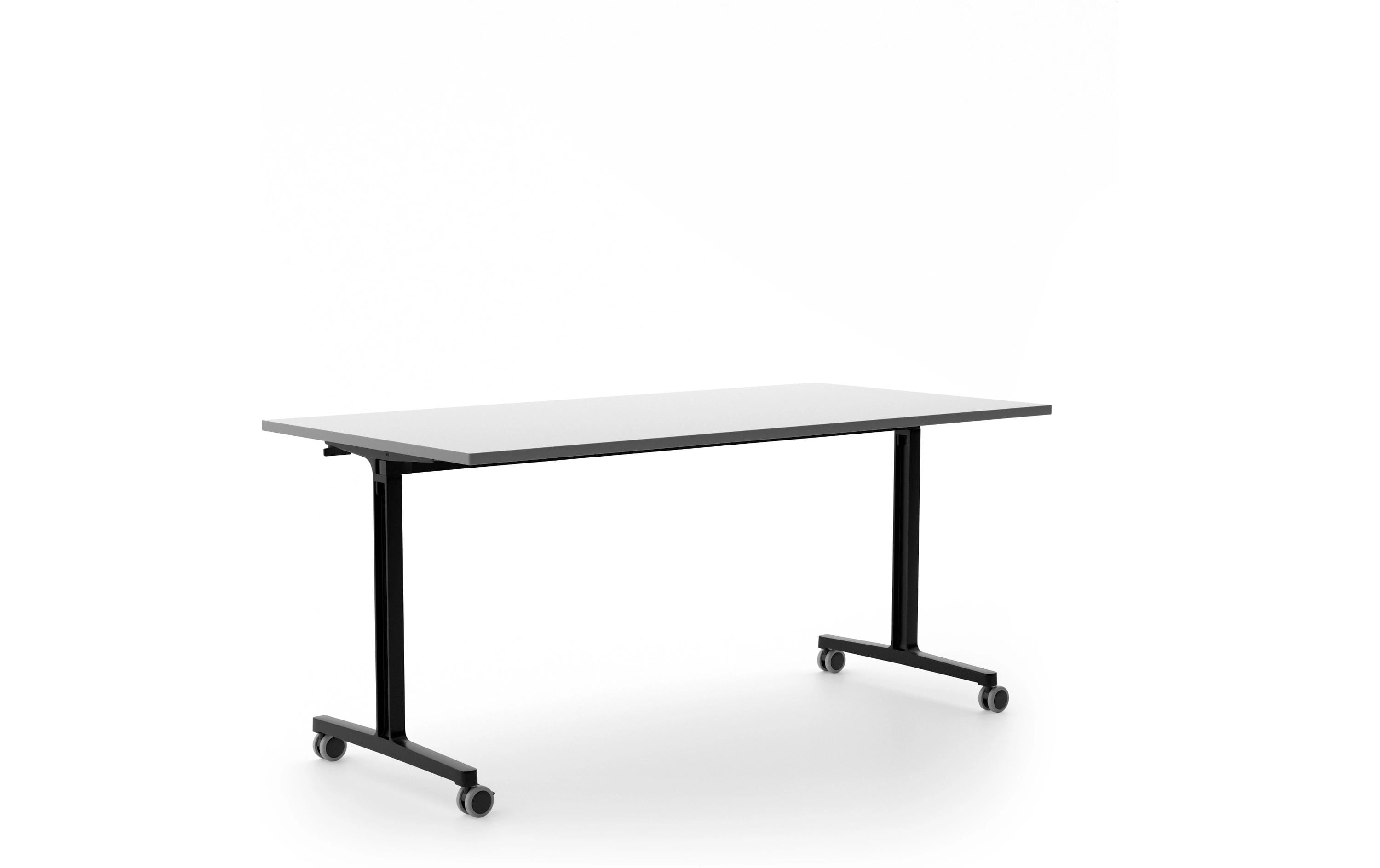 Profim Tisch U-Connect 3490-24 160 x 80 cm, Hellgrau/Schwarz
