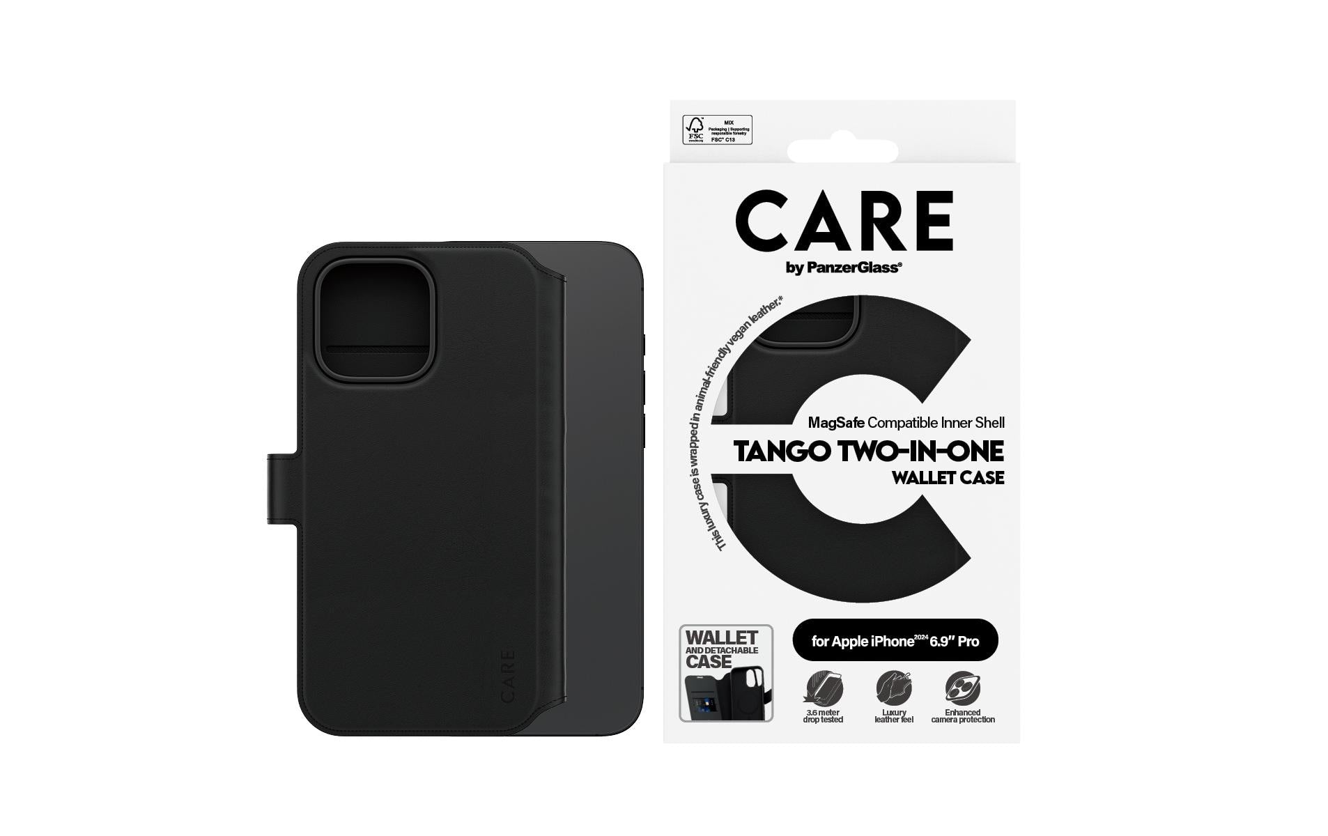 CARE Back Cover Feature Tango 2-in-1 iPhone 16 Pro Max Schwarz