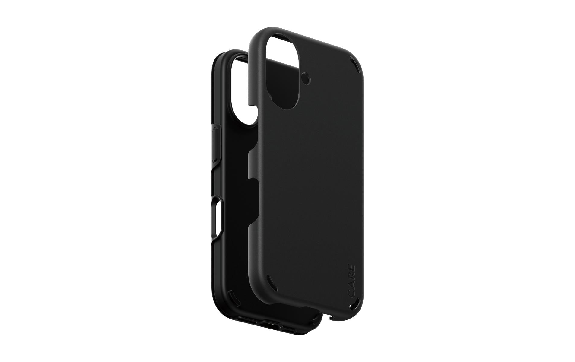 CARE Back Cover Feature Double Defense iPhone 16 Schwarz