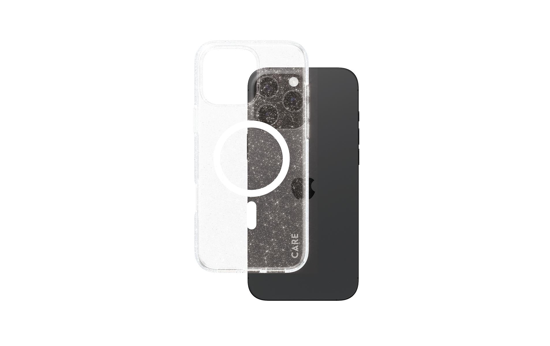 CARE Back Cover Flagship Star Lit iPhone 16 Pro Max Weiss