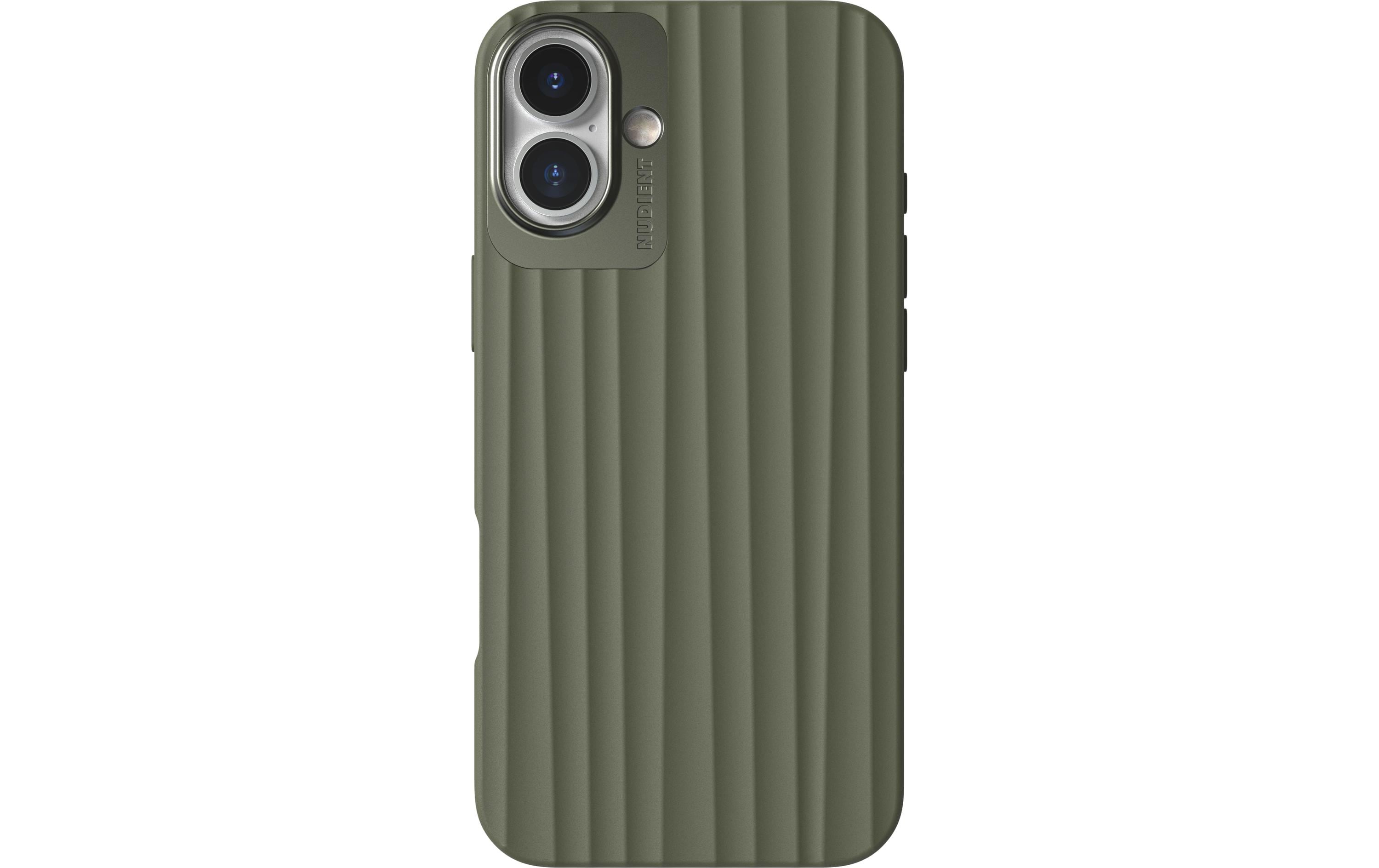 Nudient Back Cover Bold MagSafe iPhone 16 Plus Olive Green
