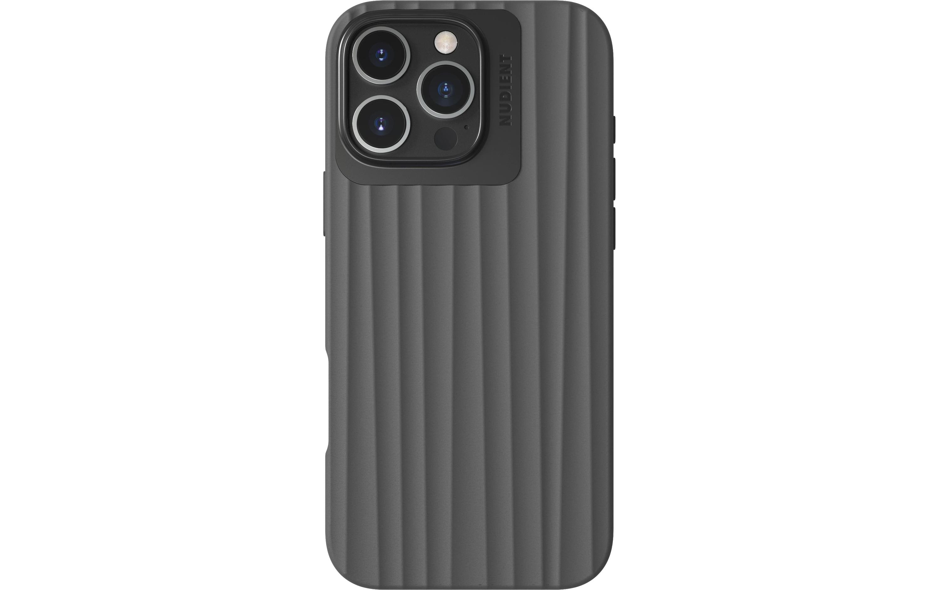 Nudient Back Cover Bold MagSafe iPhone 16 Pro Max Storm Black