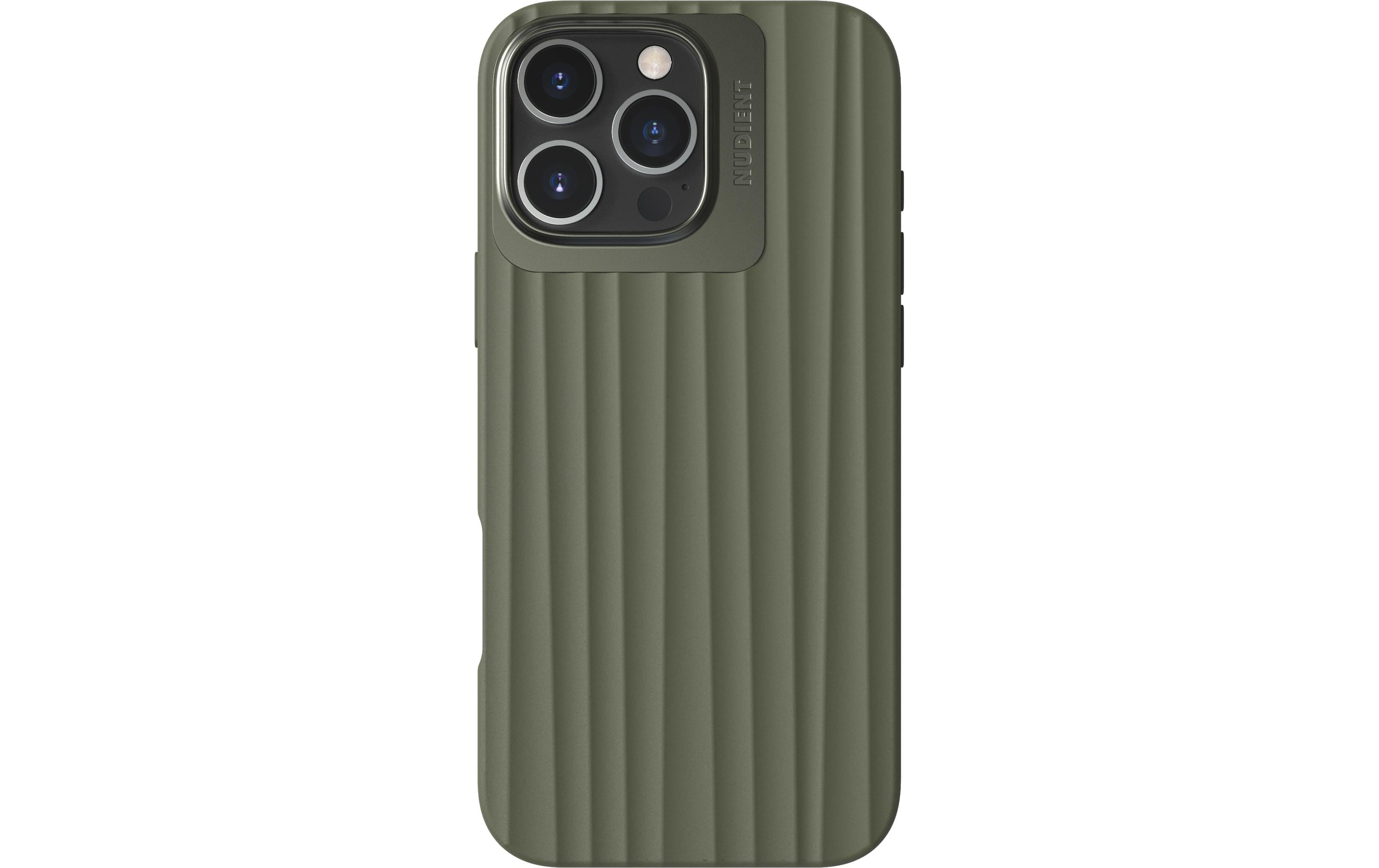 Nudient Back Cover Bold MagSafe iPhone 16 Pro Max Olive Green
