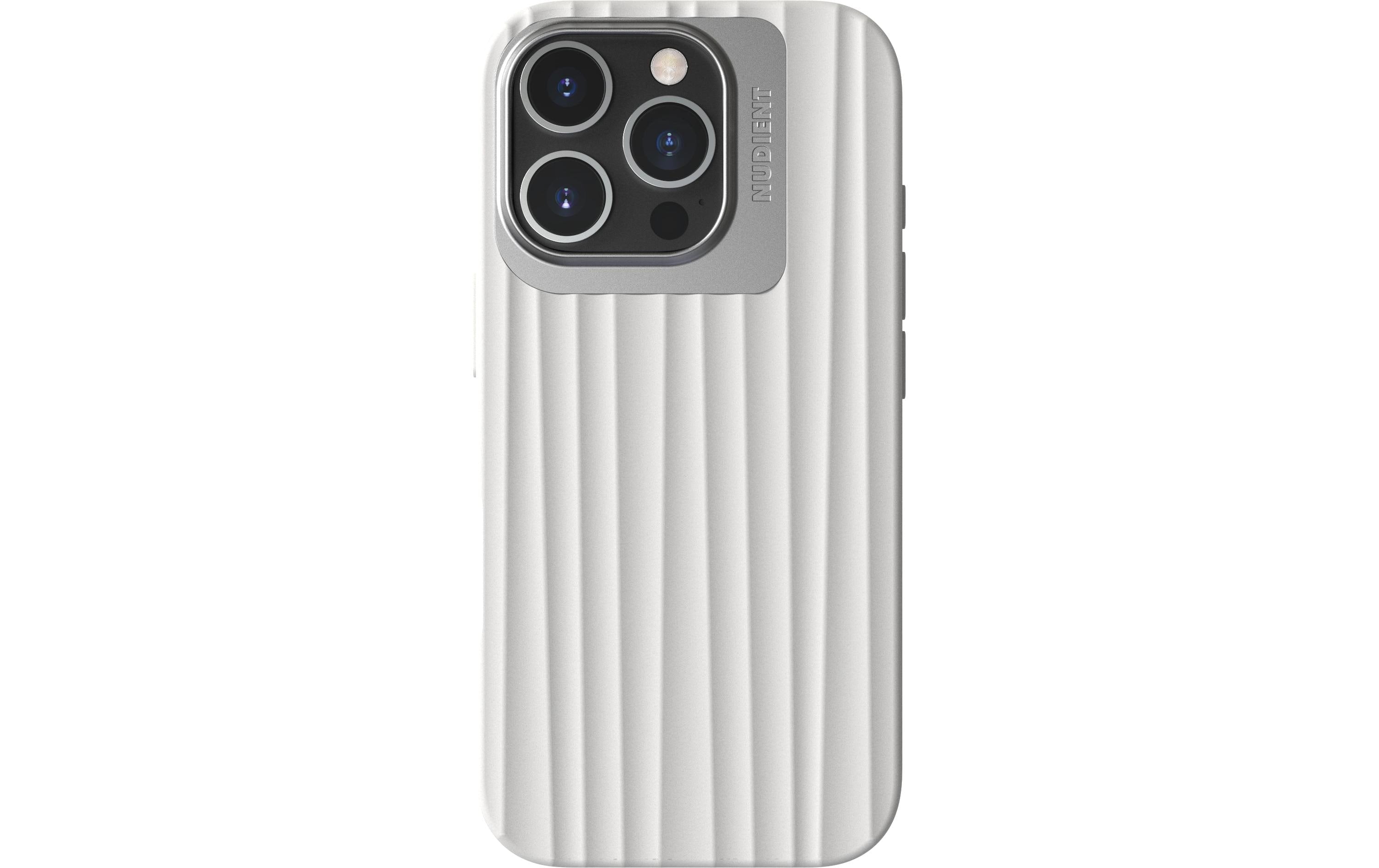 Nudient Back Cover Bold MagSafe iPhone 16 Pro Chalk White