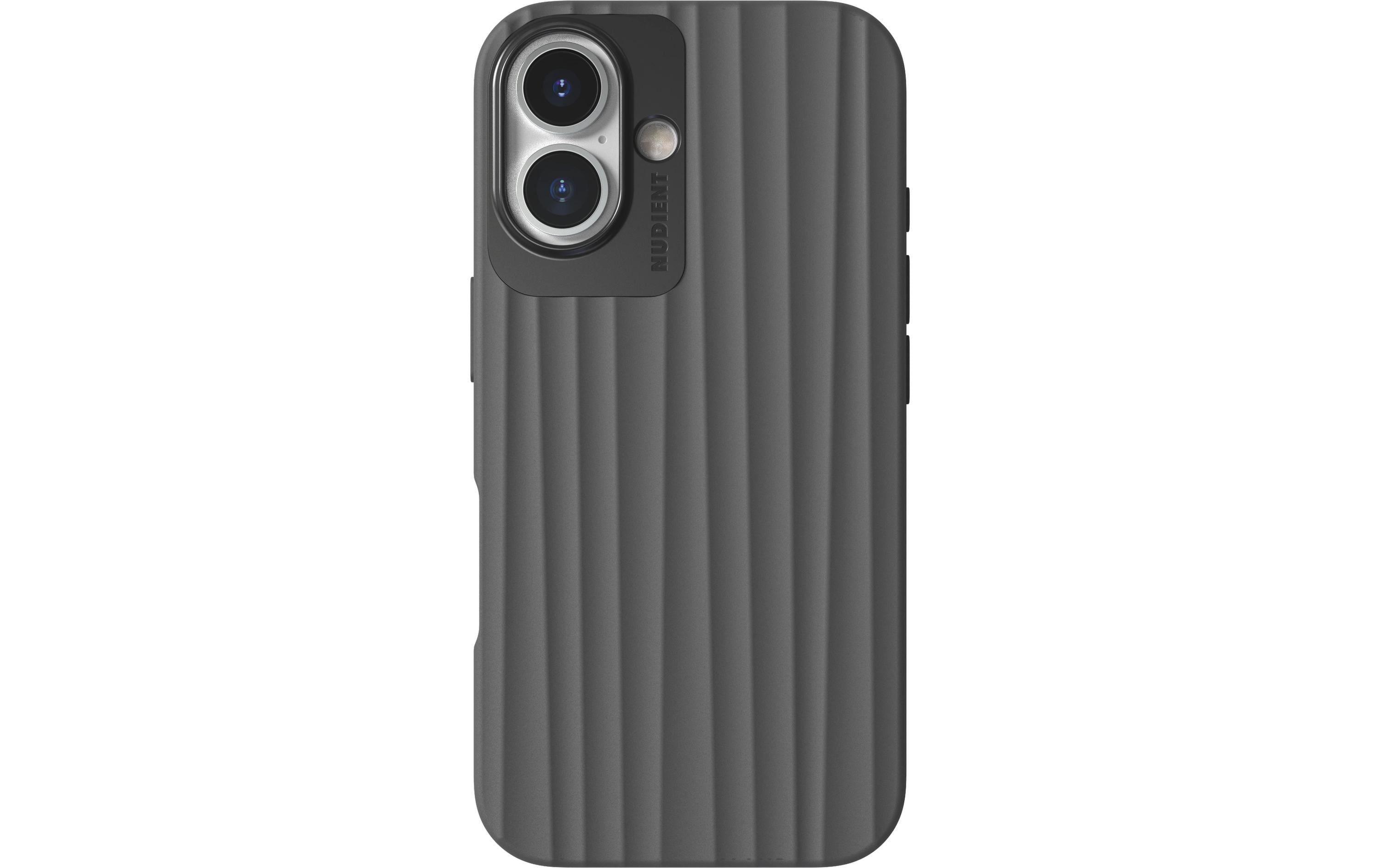 Nudient Back Cover Bold MagSafe iPhone 16 Storm Black