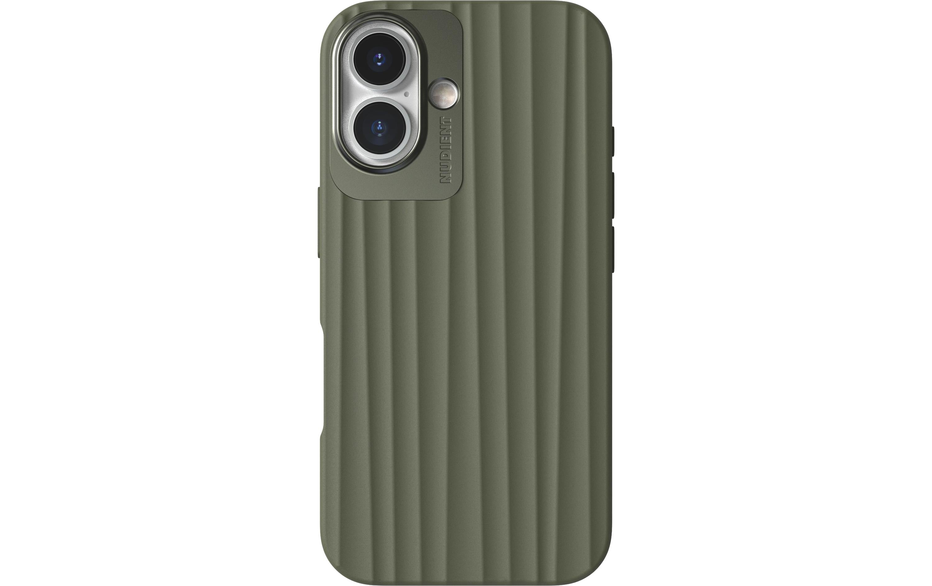 Nudient Back Cover Bold MagSafe iPhone 16 Olive Green
