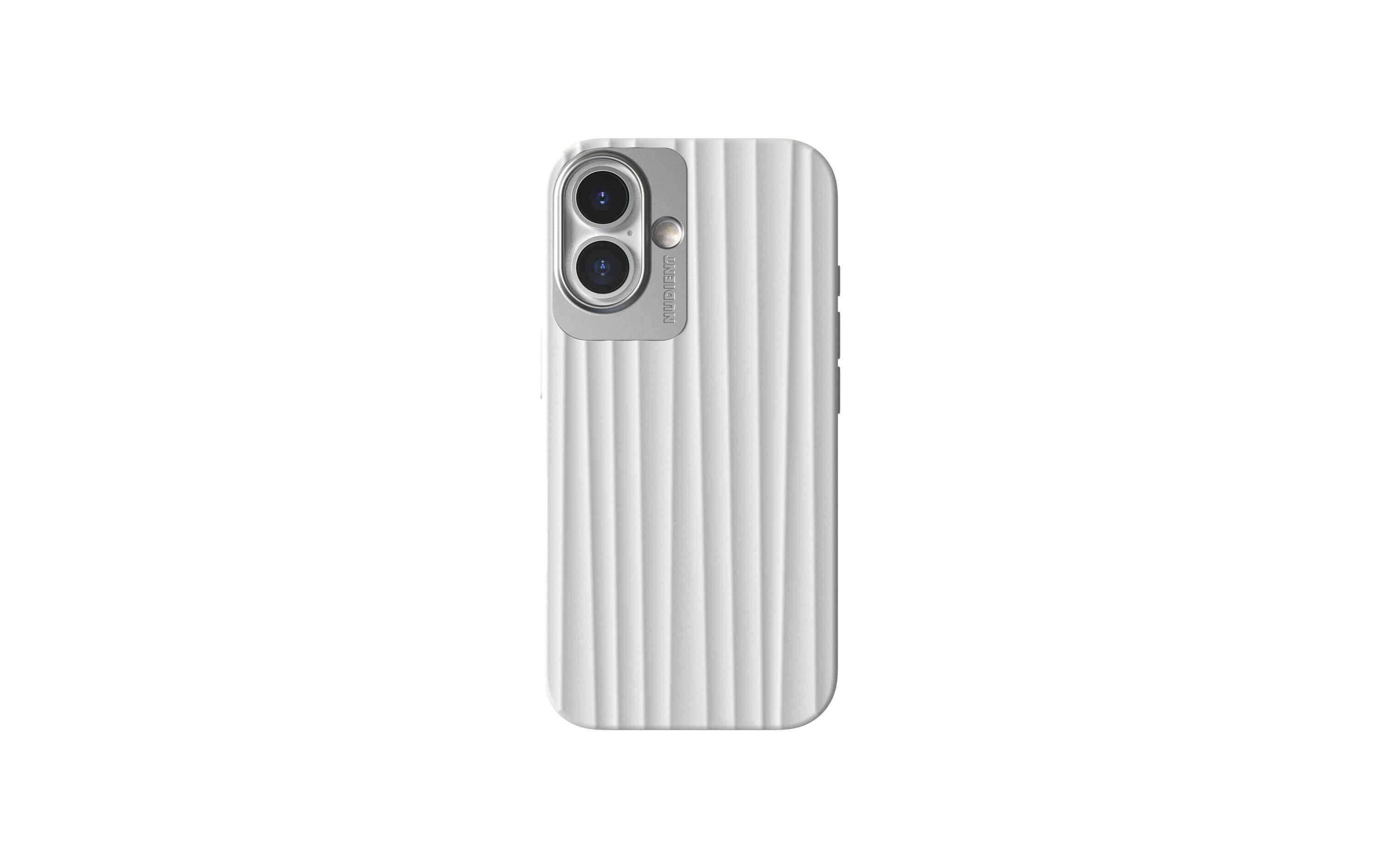 Nudient Back Cover Bold MagSafe iPhone 16 Chalk White