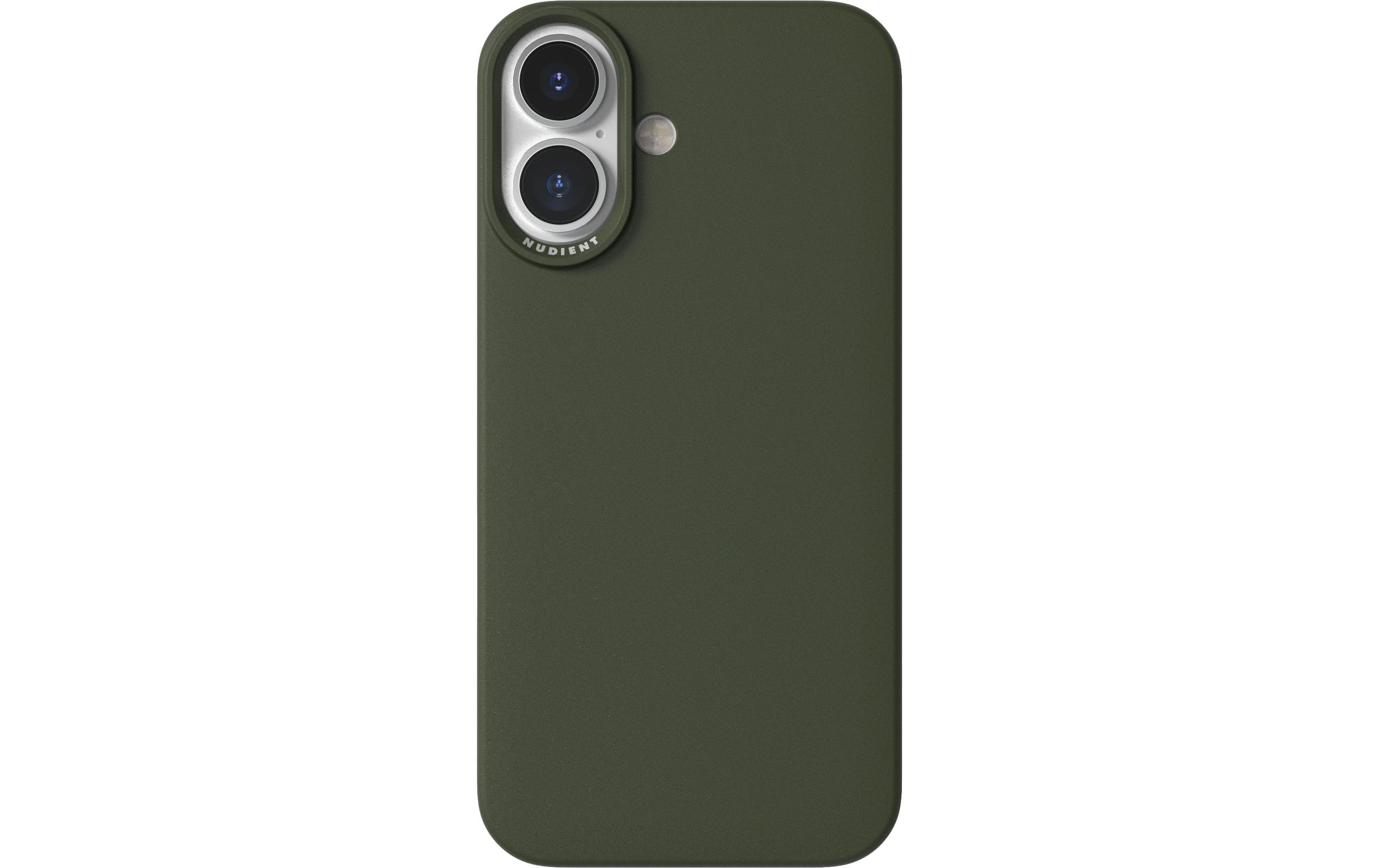Nudient Back Cover Thin Case Magsafe iPhone 16 Pine Green