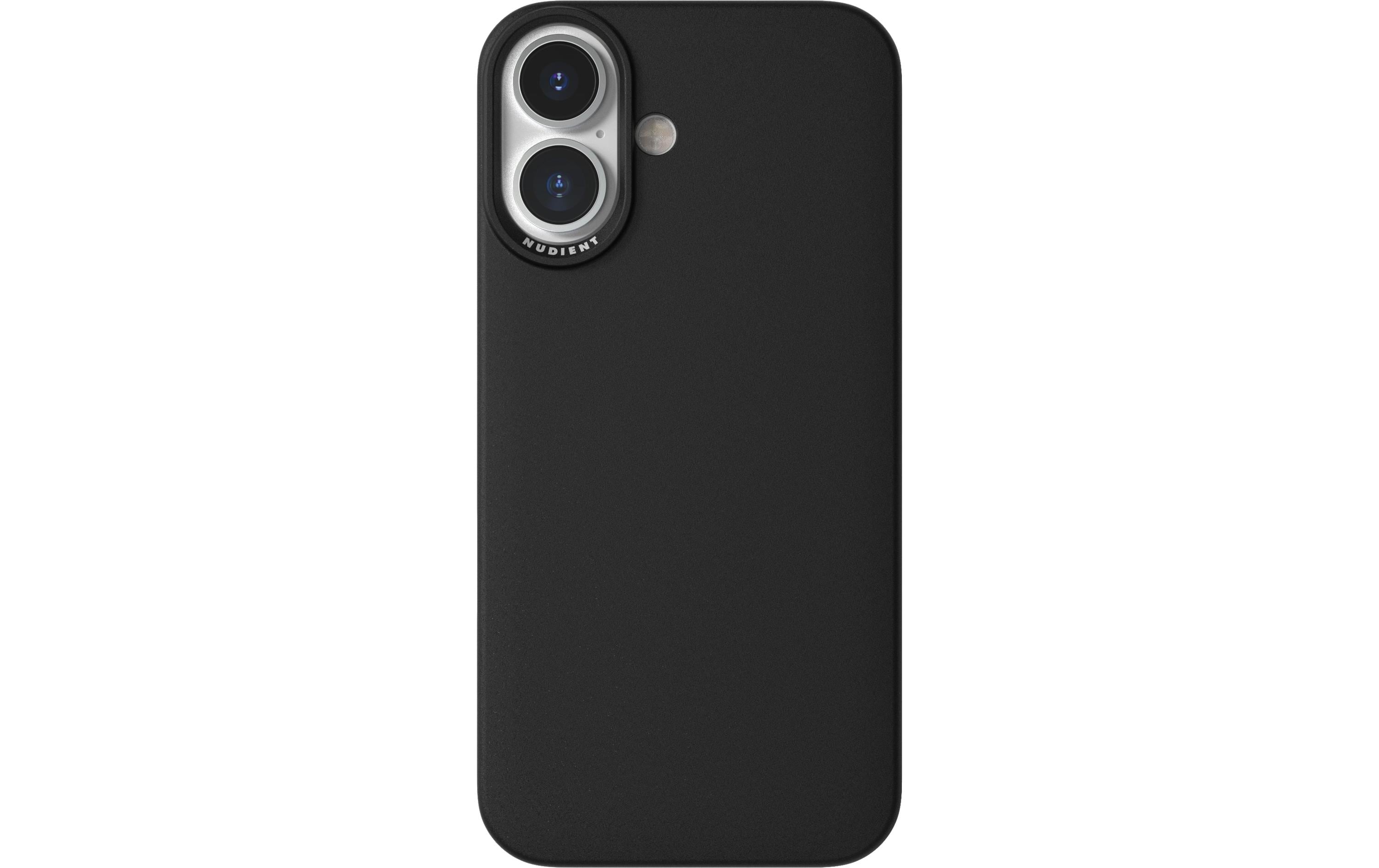Nudient Back Cover Thin Case Magsafe iPhone 16 Ink Black