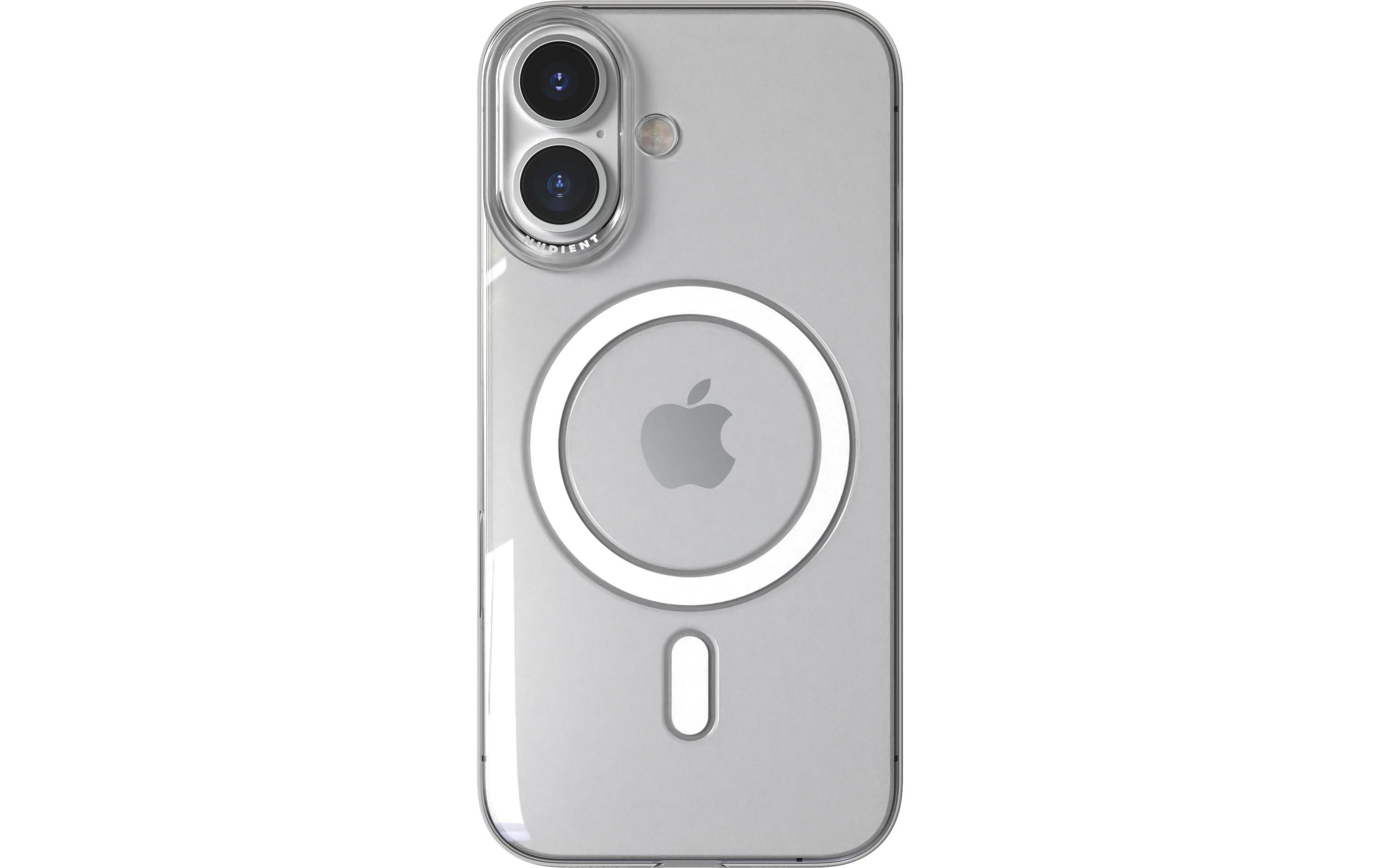 Nudient Back Cover Thin Case Magsafe iPhone 16 Transparent