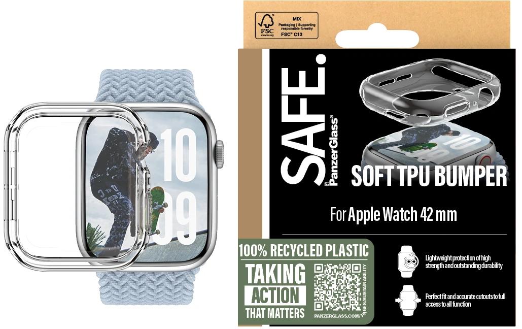 SAFE. Displayschutz TPU Bumper Transparent 42 mm