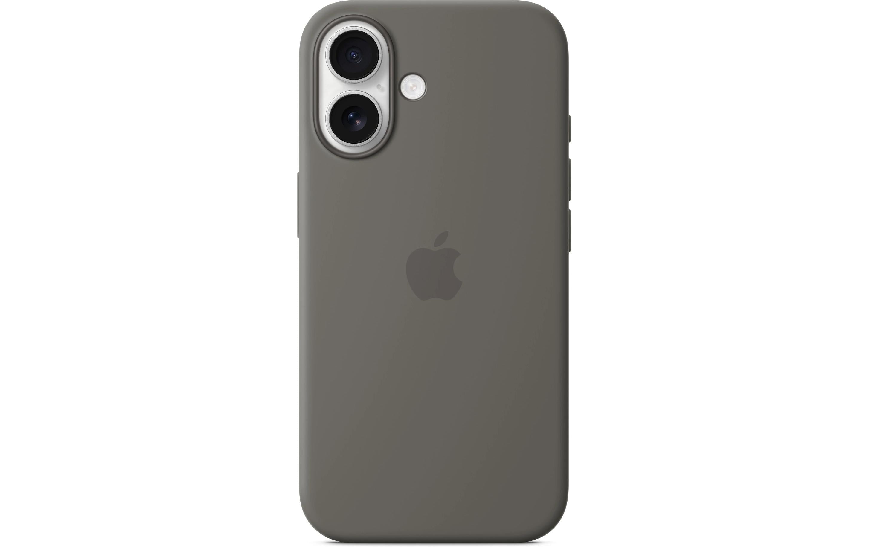 Apple Silicone Case mit MagSafe iPhone 16 Steingrau