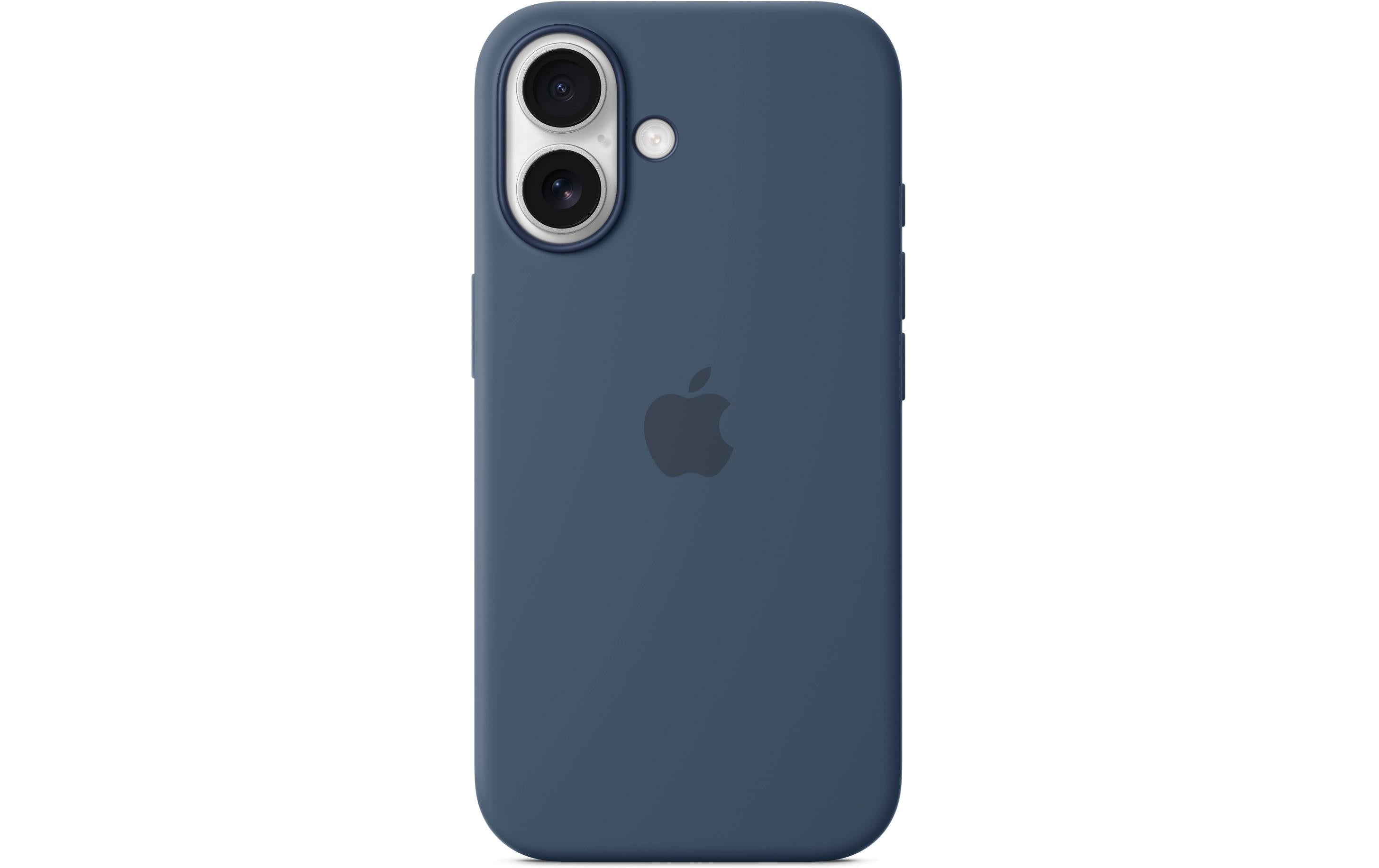 Apple Silicone Case mit MagSafe iPhone 16 Denim