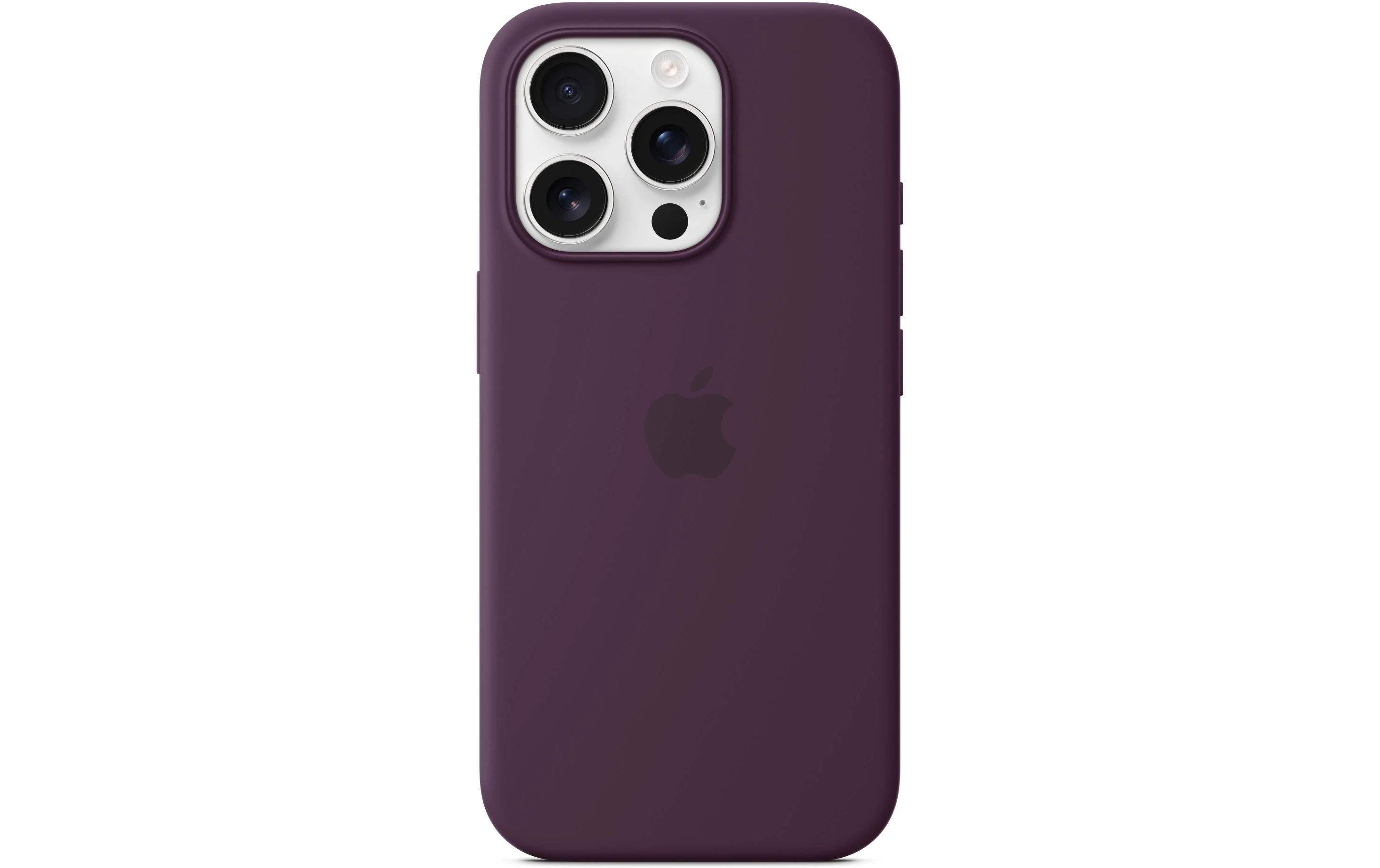Apple Silicone Case mit MagSafe iPhone 16 Pro Pflaume