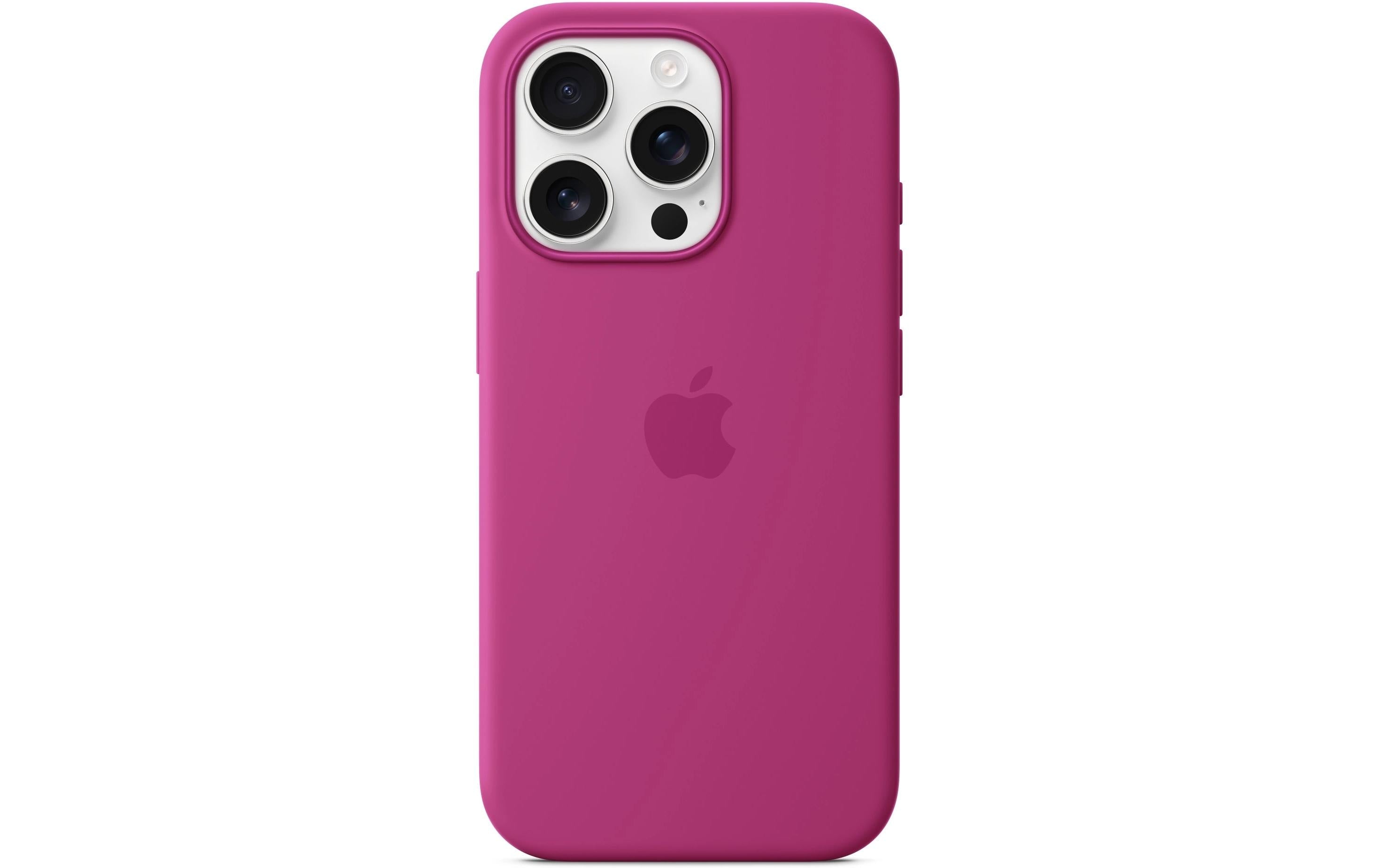 Apple Silicone Case mit MagSafe iPhone 16 Pro Fuchsia