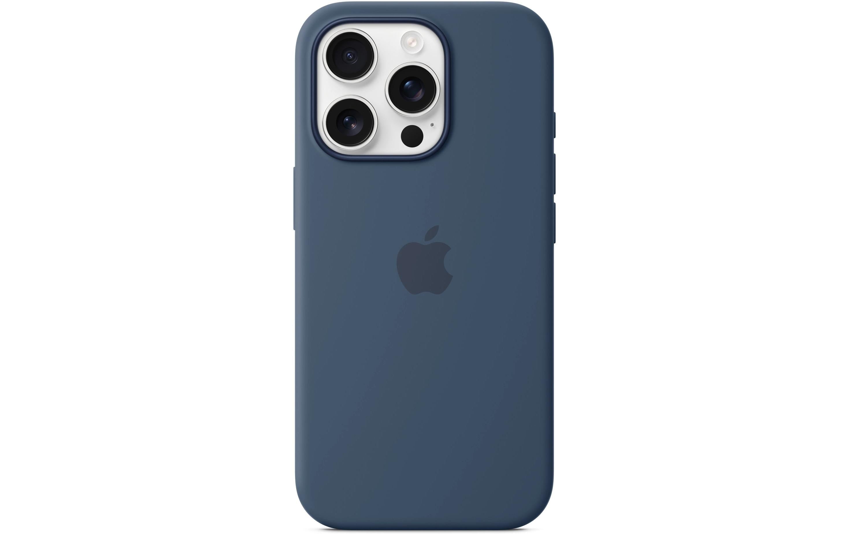 Apple Silicone Case mit MagSafe iPhone 16 Pro Denim