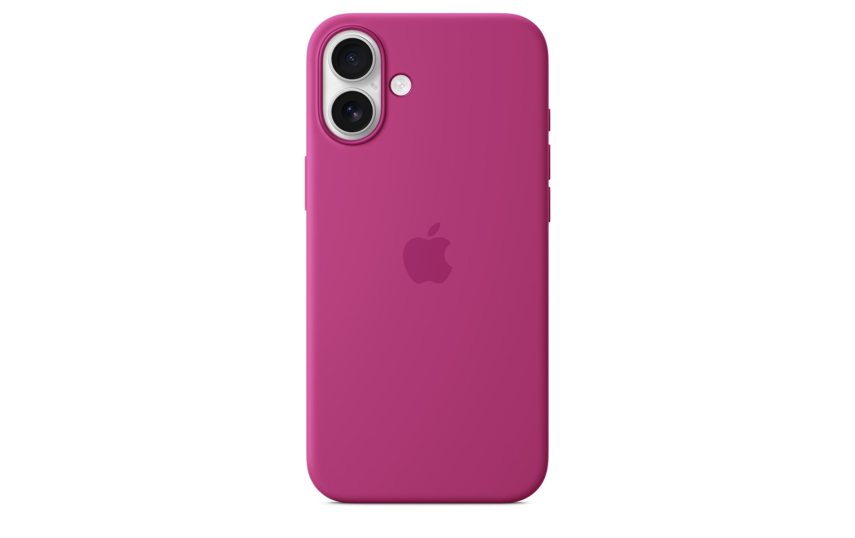 Apple Silicone Case mit MagSafe iPhone 16 Plus Fuchsia