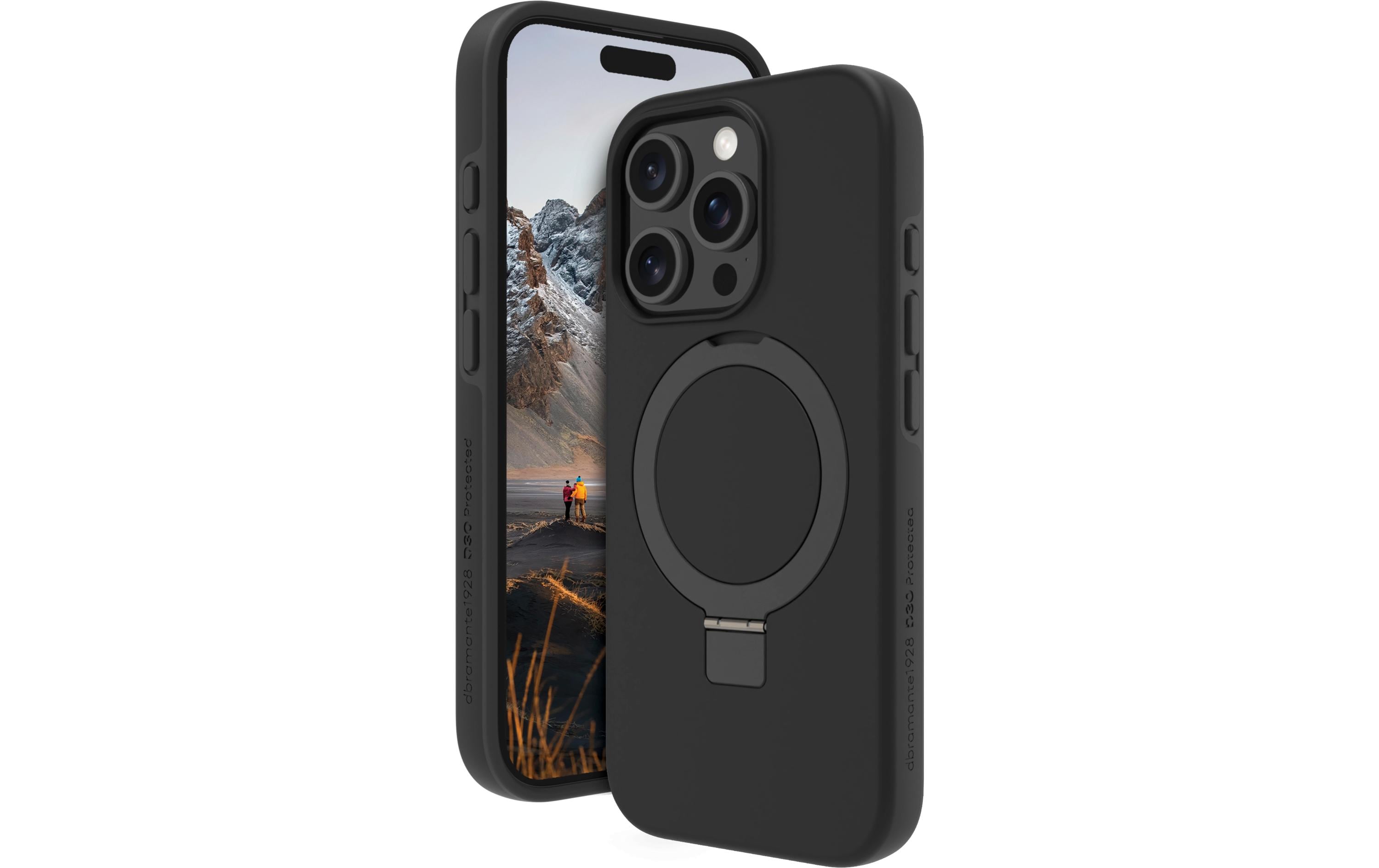 dbramante1928 Back Cover Iceland Ultra D3O Kick iPhone 16 Pro Max Schwarz