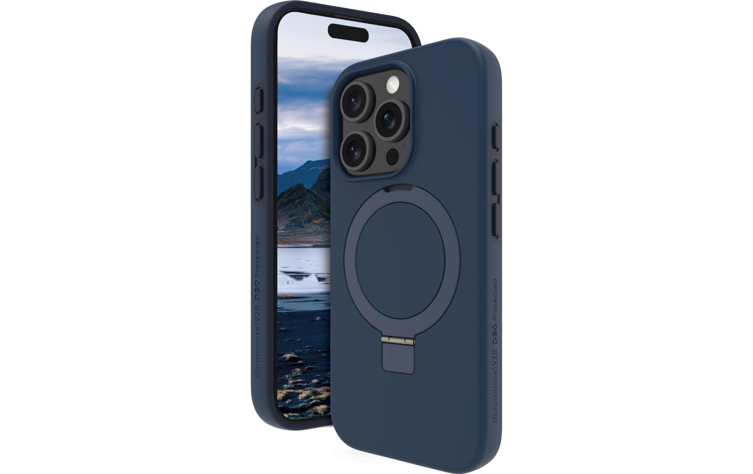 dbramante1928 Back Cover Iceland Ultra D3O Kick iPhone 16 Pro Blau