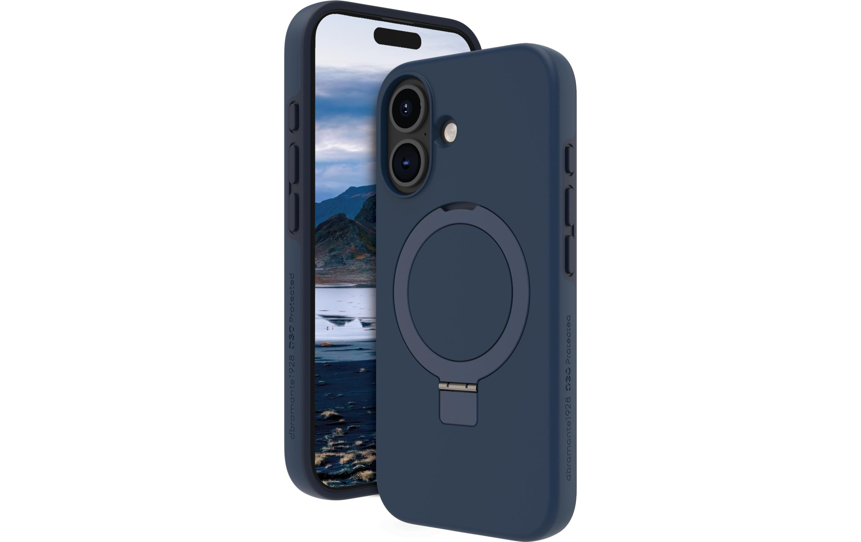 dbramante1928 Back Cover Iceland Ultra D3O Kick iPhone 16 Plus Blau