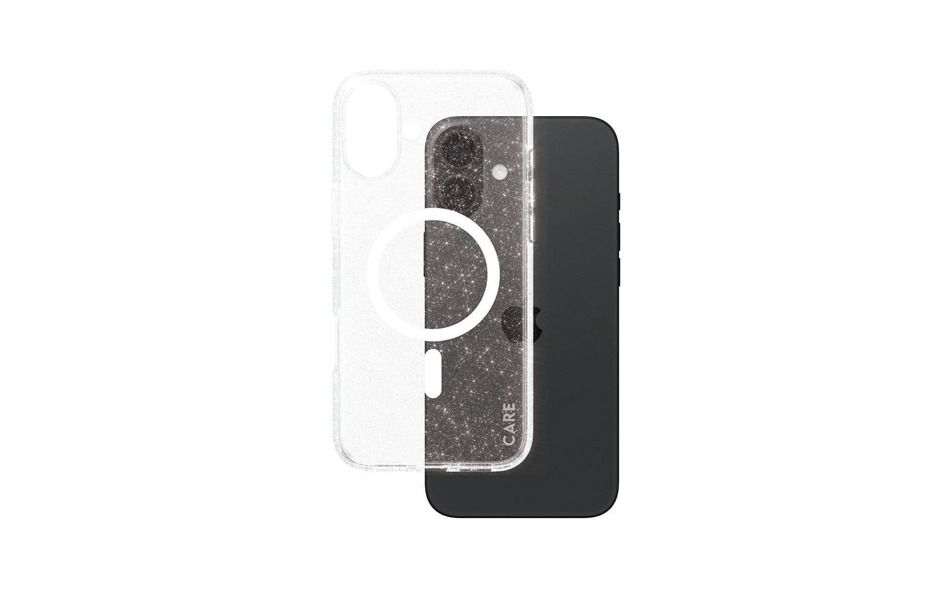 CARE Back Cover Flagship Star Lit iPhone 16 Plus Weiss