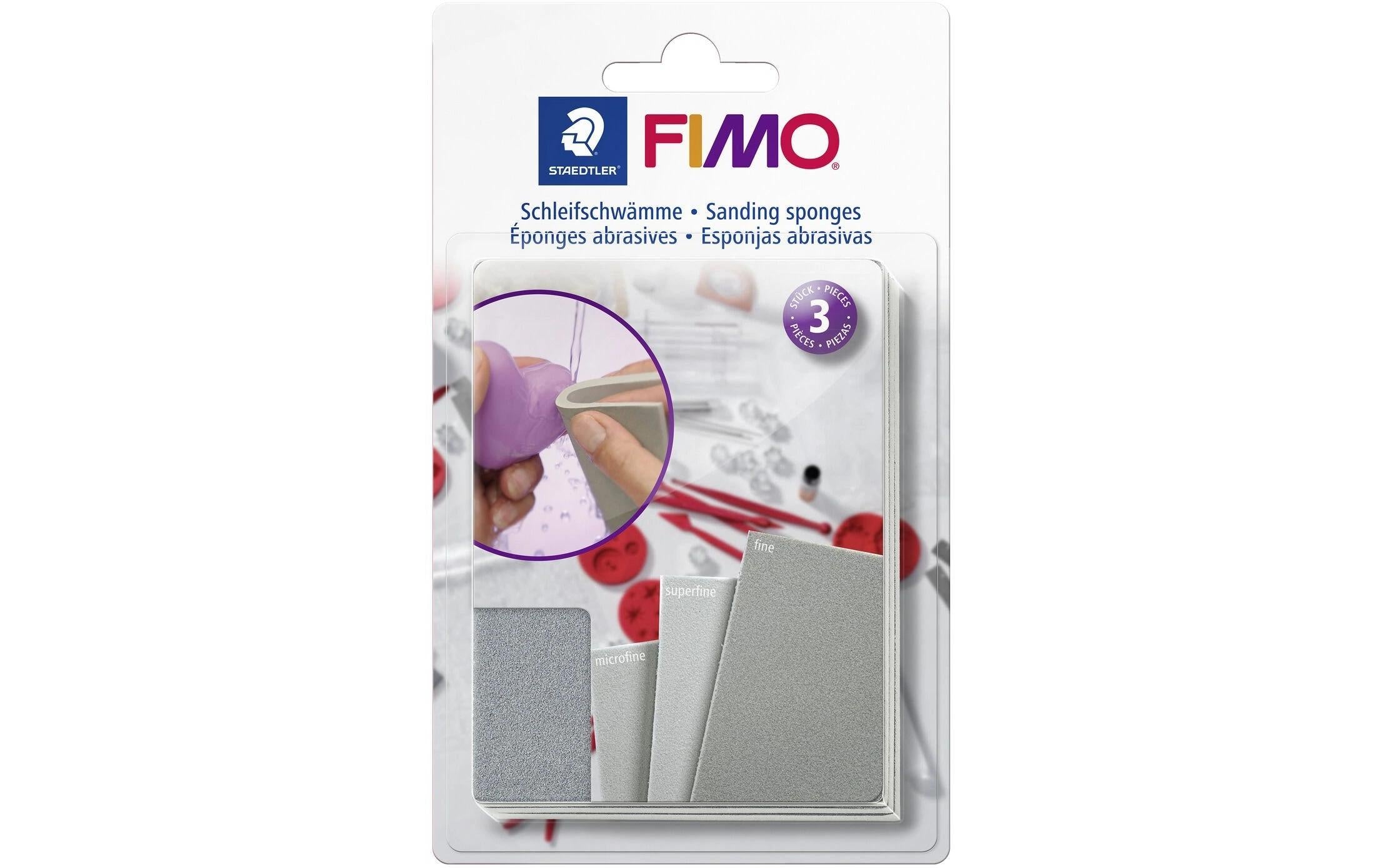 Fimo Modellierwerkzeug Schleifschwamm 3 Stück