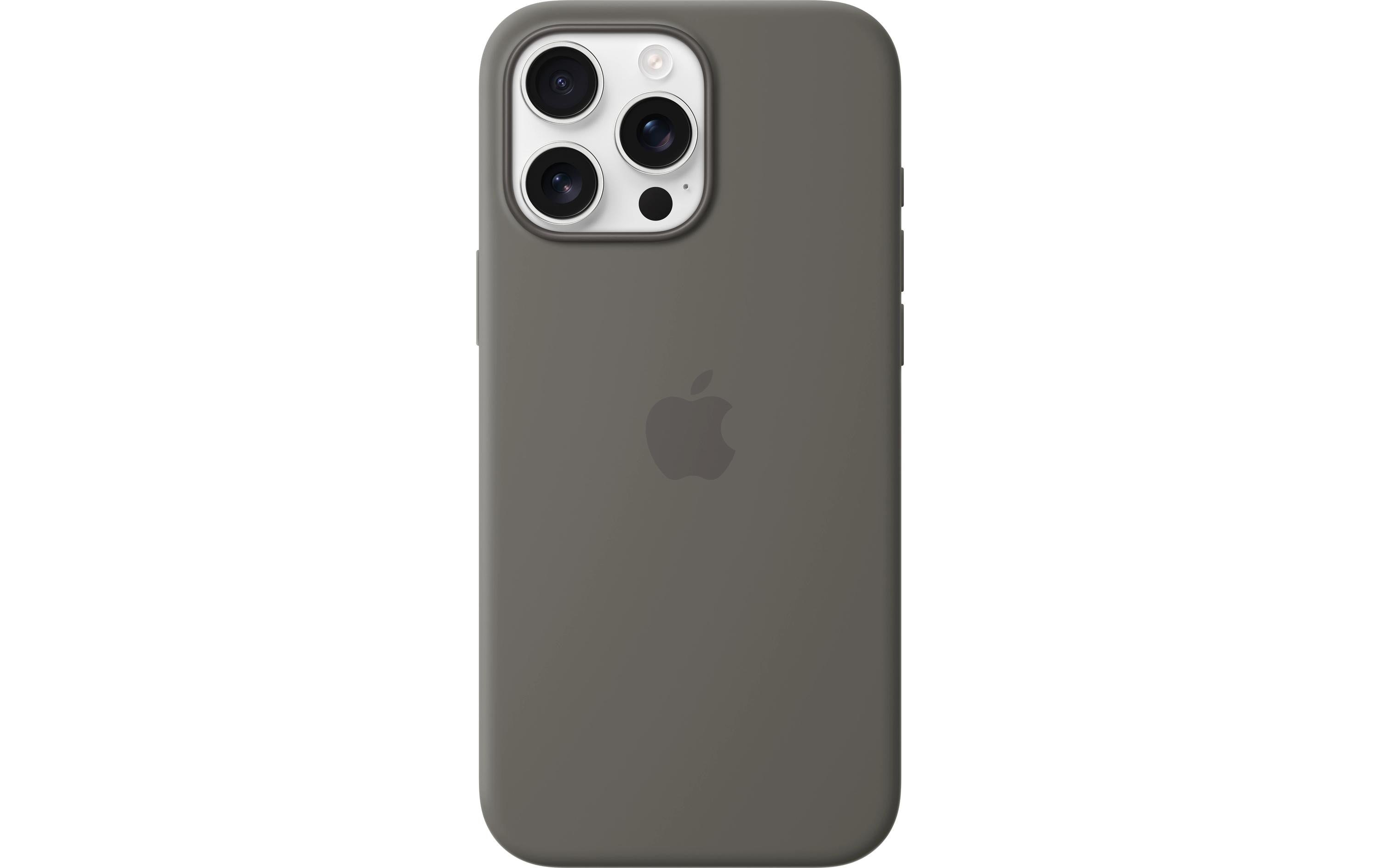 Apple Silicone Case mit MagSafe iPhone 16 Pro Max Steingrau
